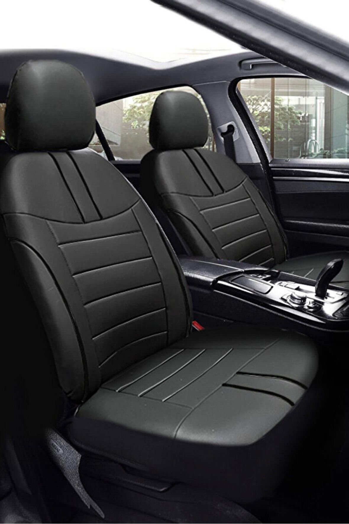 Volvo S-60 Sedan 2013 Aracınıza Uyumlu Koltuk Kılıfı Luxe Deri Siyah