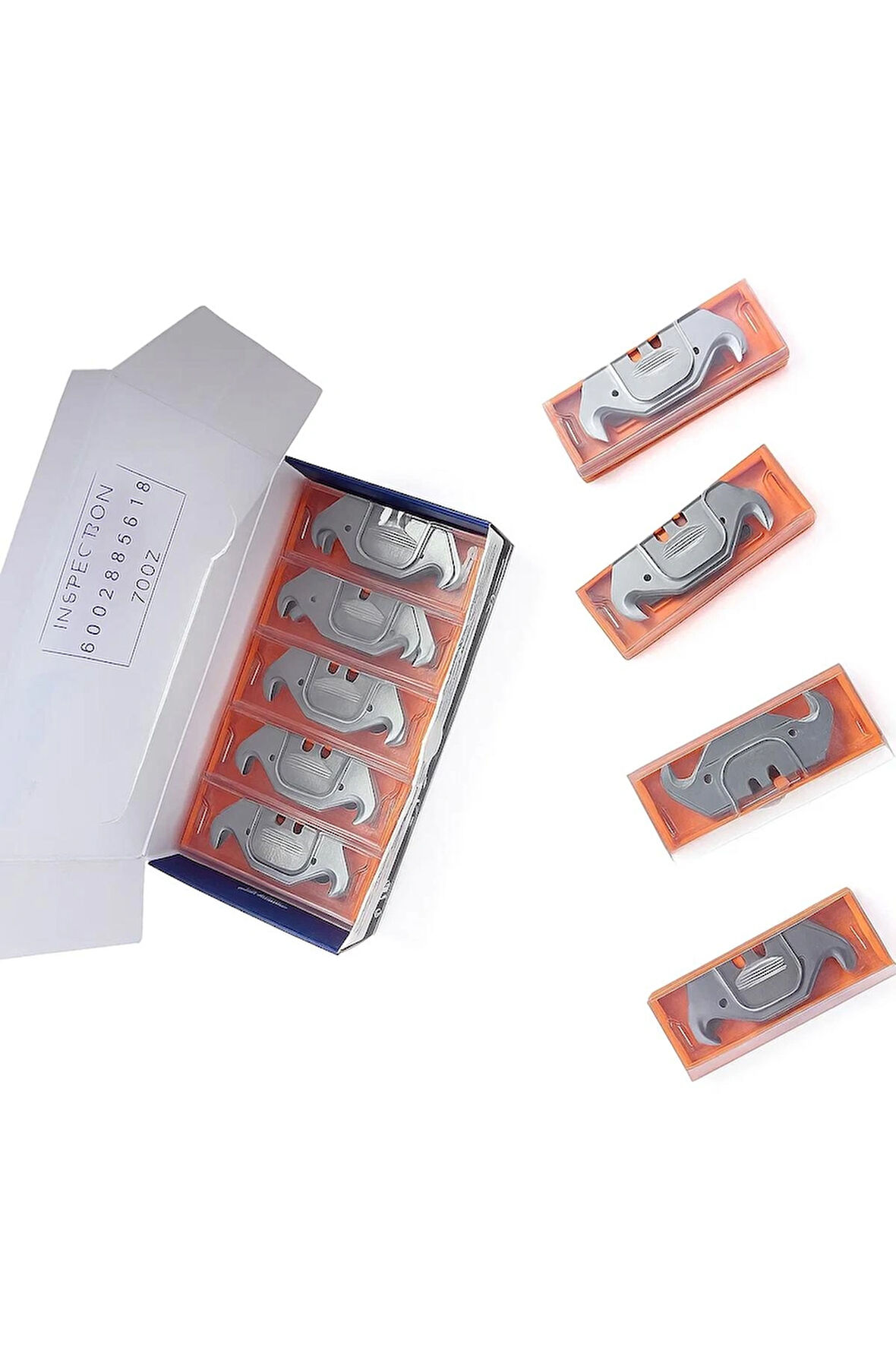 Kanca/Çengel Bıçak Yedek Uç – 1000’li Orijinal Lutz, Solingen, 65 Mikron