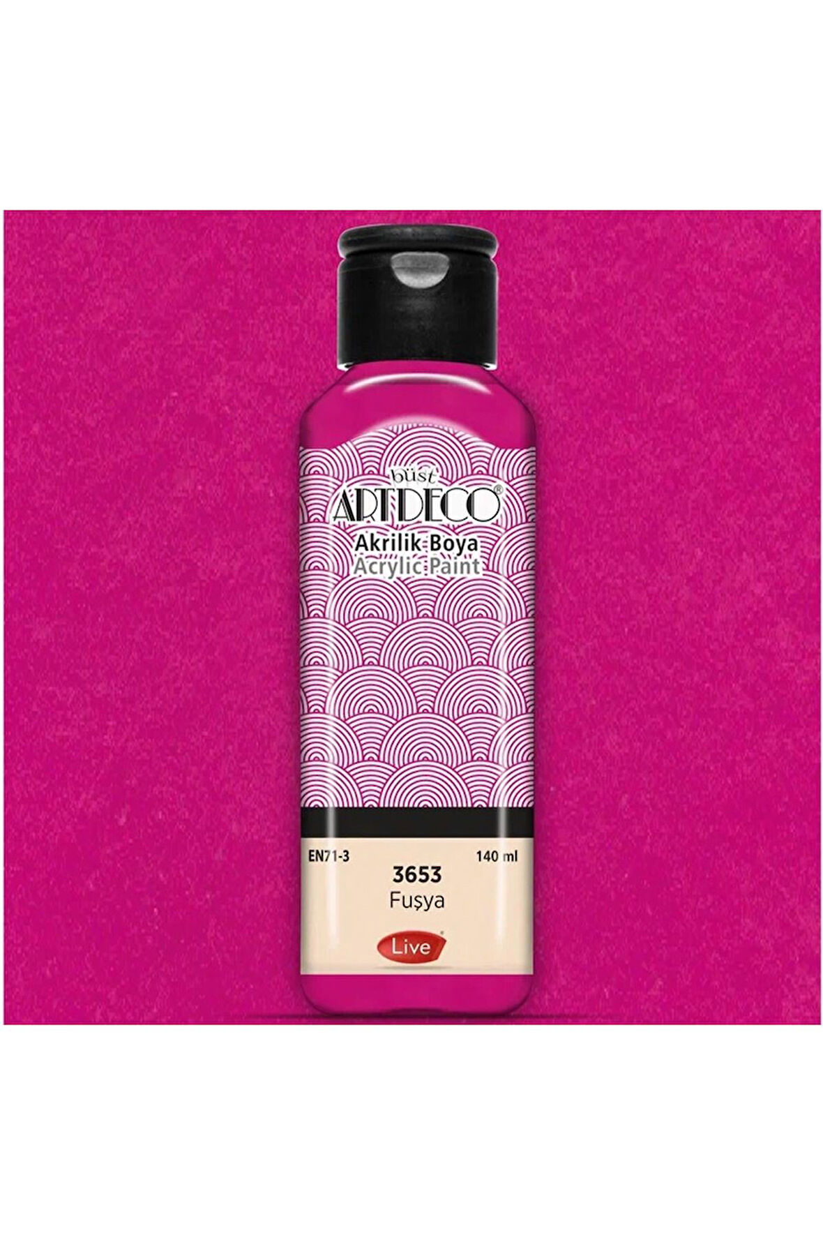 Artdeco Akrilik Boya 140ml Fuşya 3653