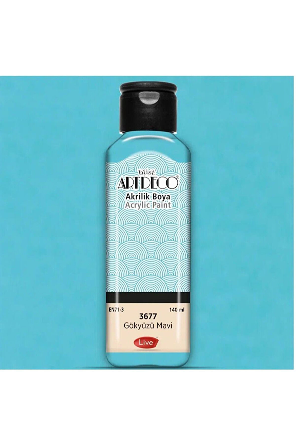 Artdeco Akrilik Boya 140ml Gökyüzü Mavi 3677