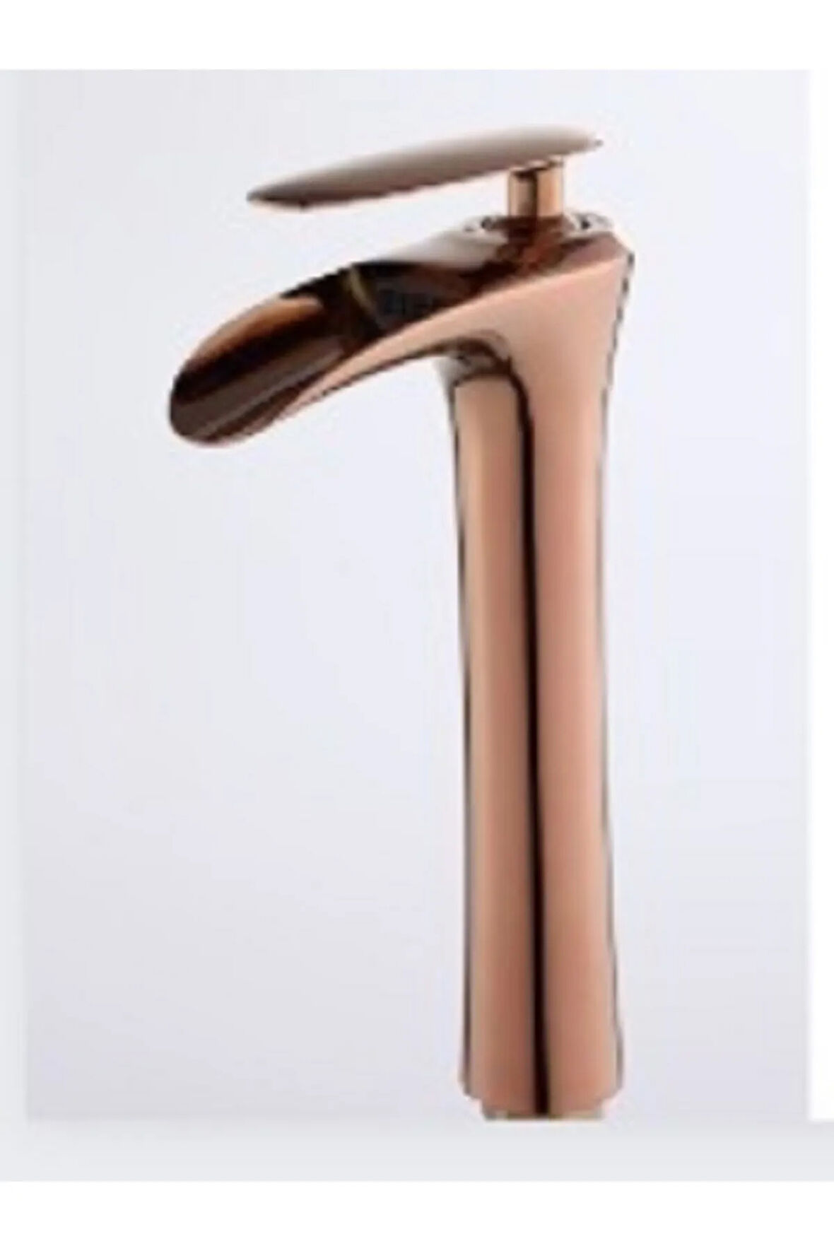 ŞELALE ÇANAK LAVABO BATARYASI - ROSE GOLD