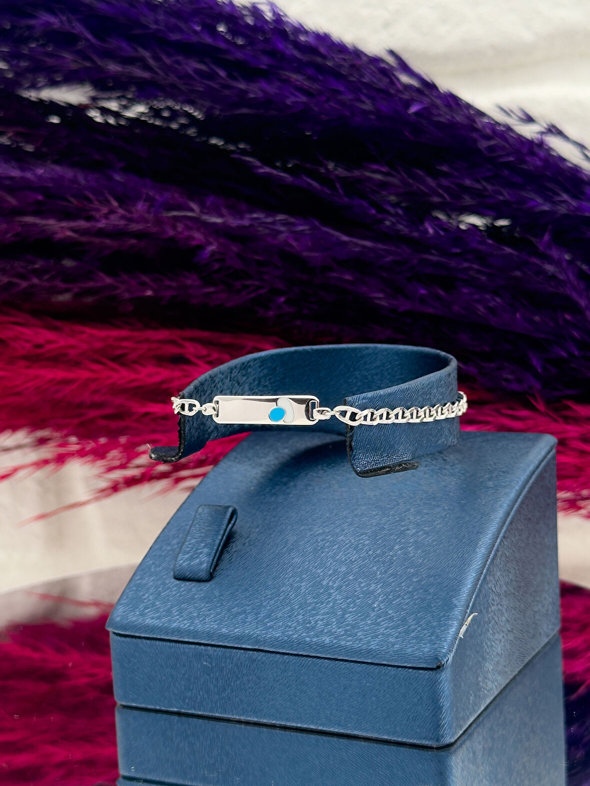 925 Ayar Gümüş Erkek Çocuk İsim Yazılabilir Künye – Kişiye Özel Gümüş Bebek Bileklik