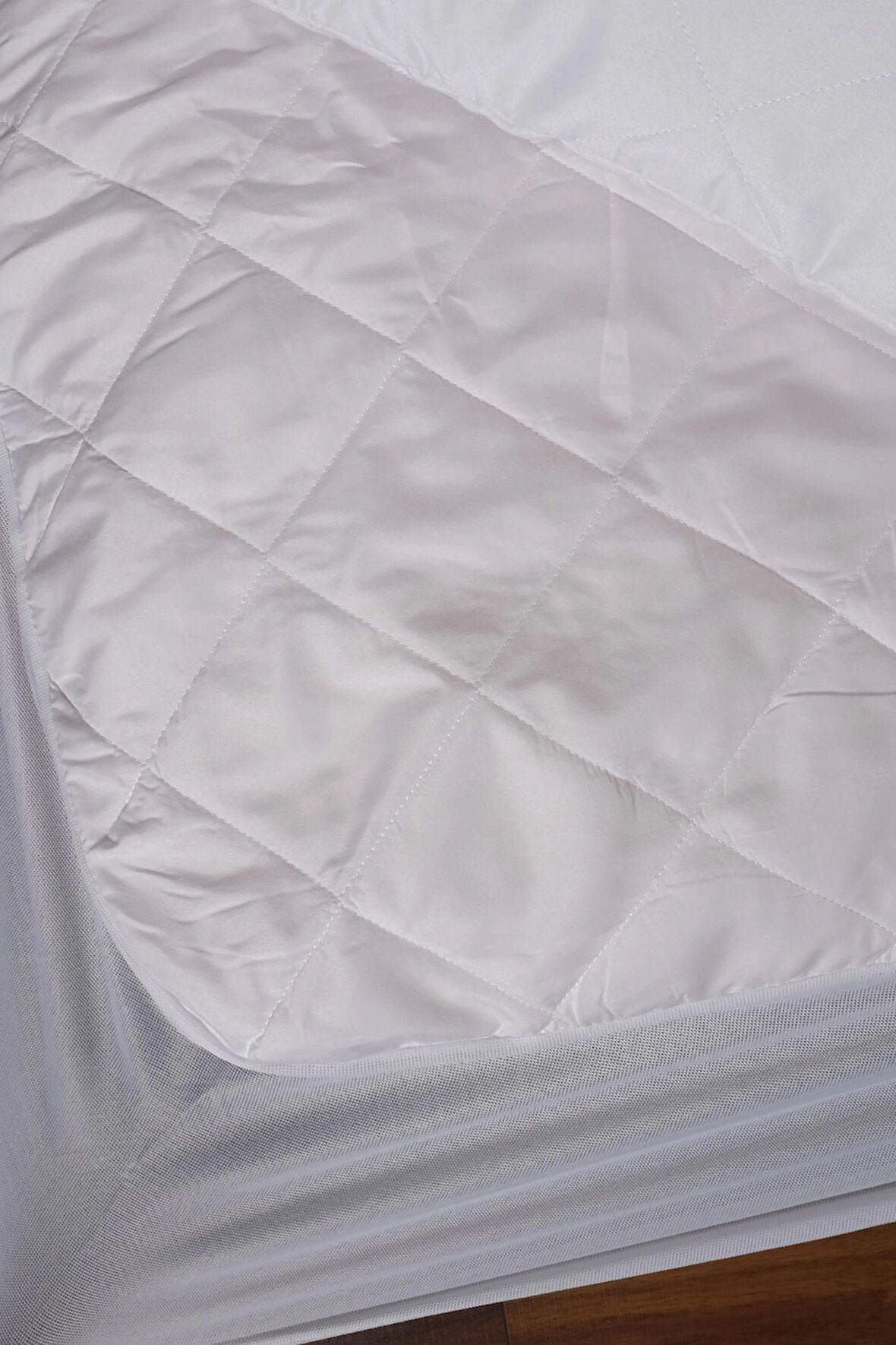 Lawon Quito  Serisi Anti-Stres ( 200x200+30cm ) King Size Kapitone Sıvıgeçirmez Yatak Koruyucu Fitted Alez