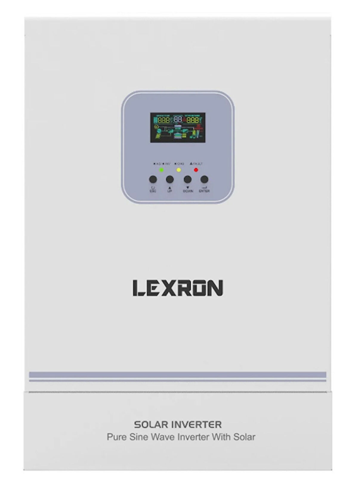 Lexron 24 V 4.2 KW Mppt 90-500V DC Input Yüksek Voltaj Tam Sinüs Akıllı İnverter