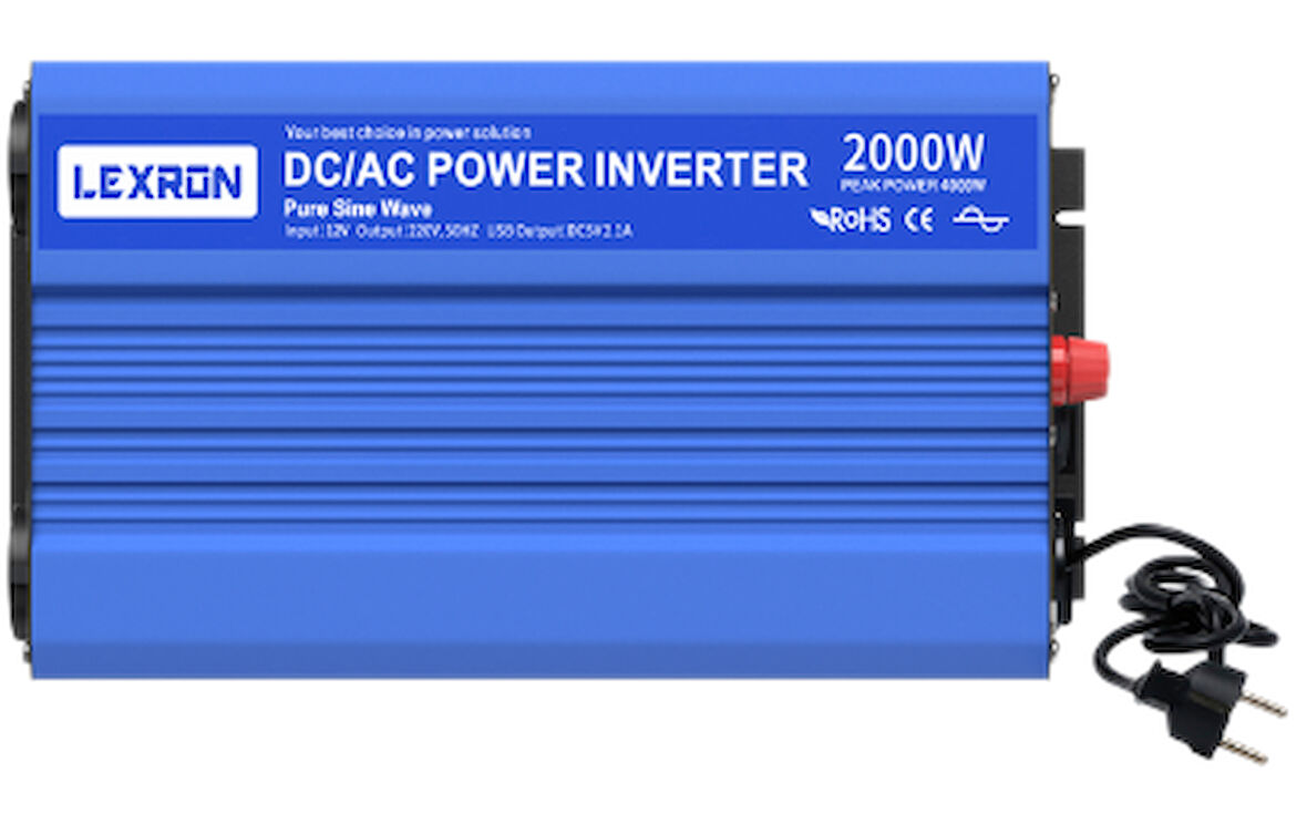 Lexron 12V 2000W Tam Sinüs UPS İnverter