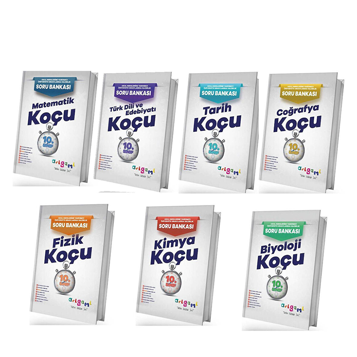 Tammat 10. Sınıf Origami Soru Bankası Seti 7 Kitap