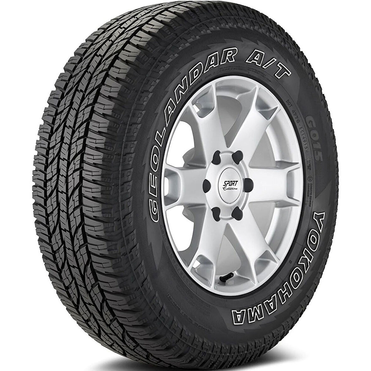 Yokohama 235/75R15 108T (OWL) (Beyaz Yazılı) Geolandar A/T G015 4 Mevsim Lastiği (Üretim Yılı: 2024)