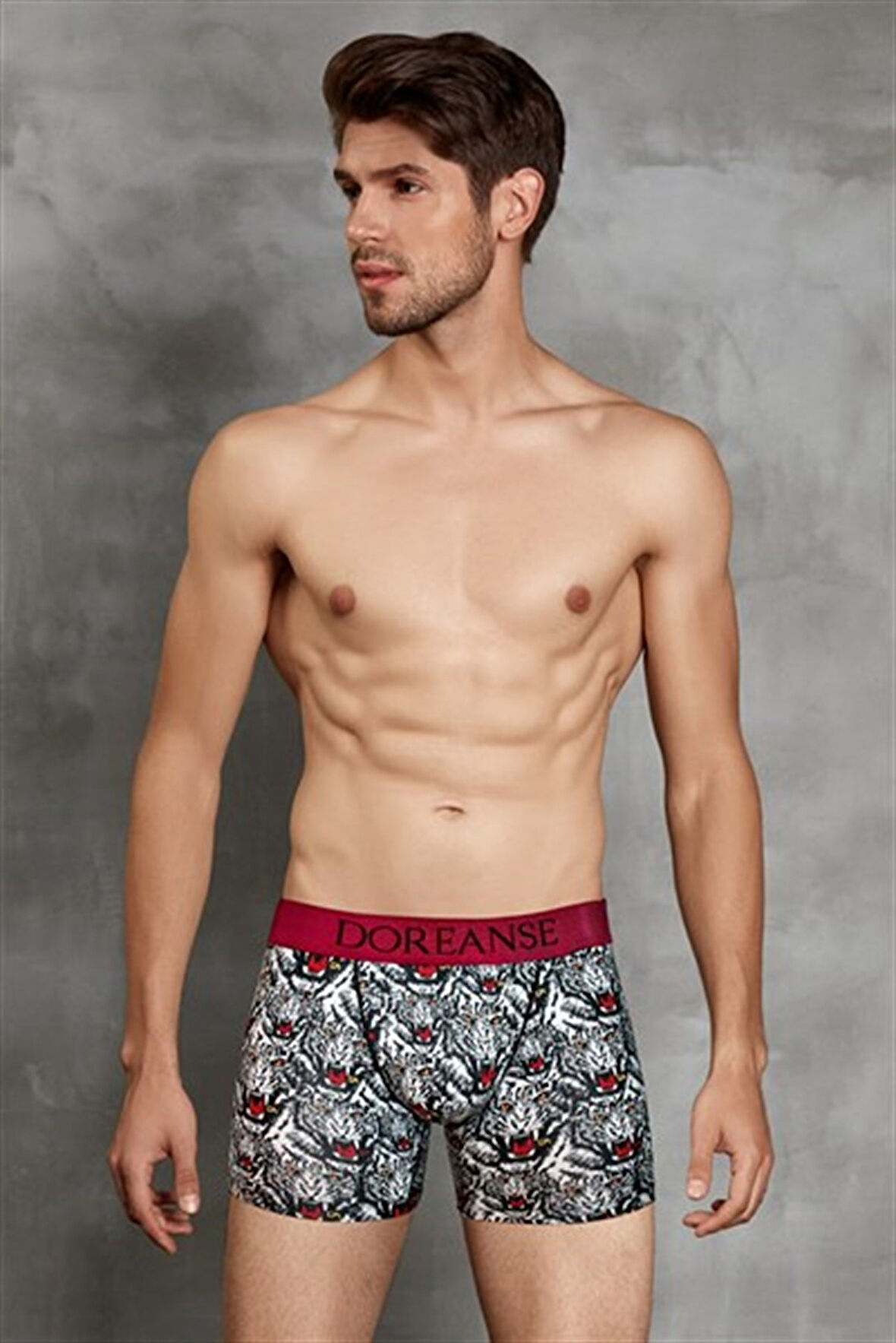 Doreanse Erkek Modal Baskılı Boxer 1812