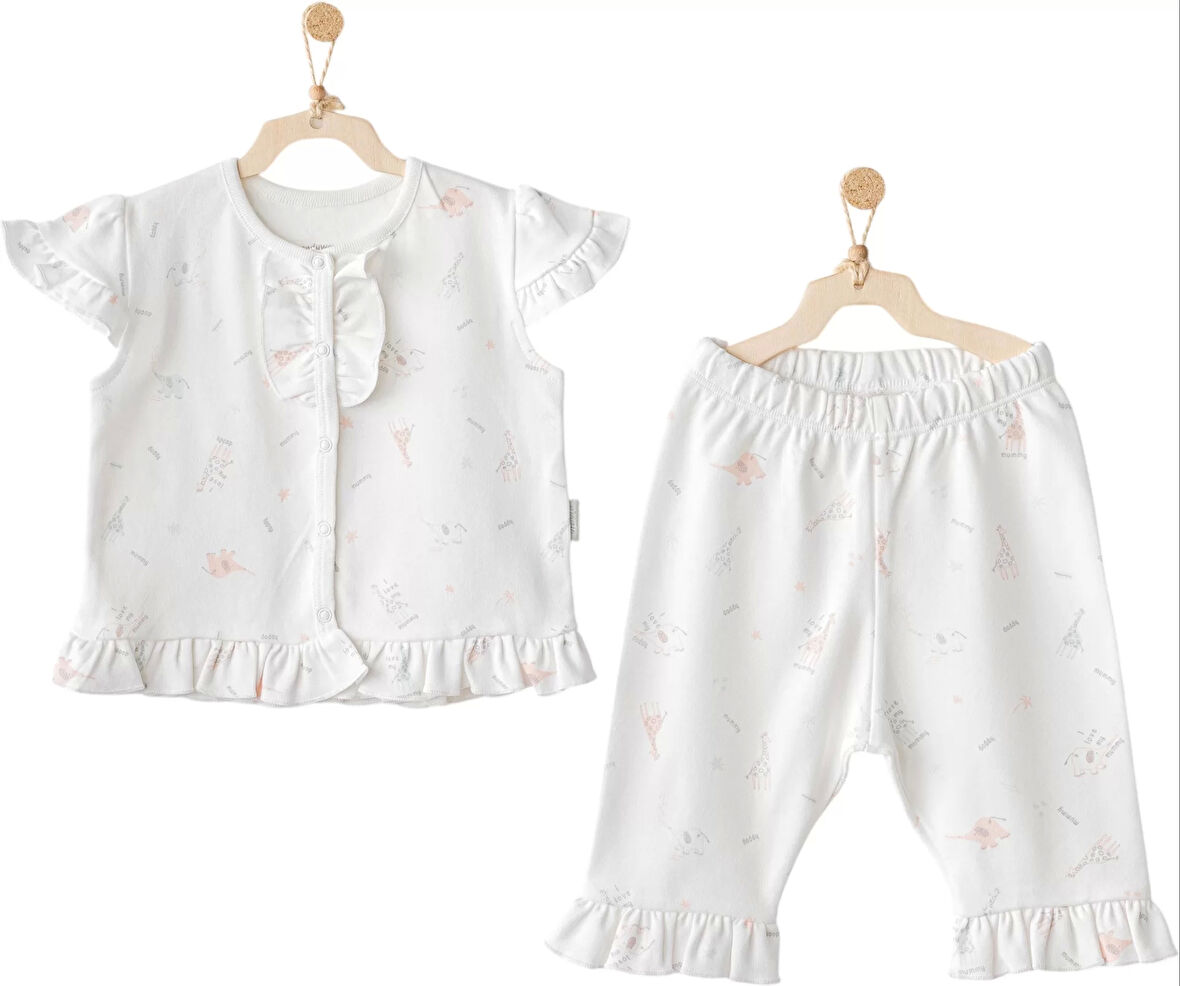 Lenaca Love Family 2'li Bebe Takım Ekru