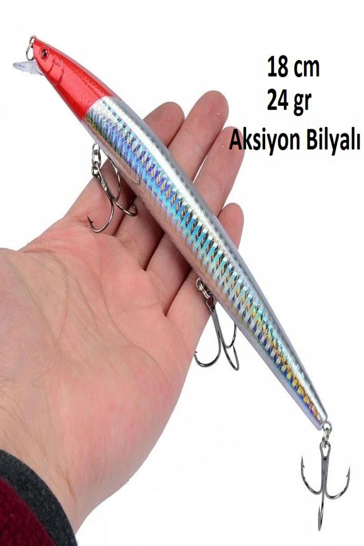 18 cm 24 gr.Lazer Turna Rapala,Levrek Rapala ,,Sahte Lures Yapay Yem