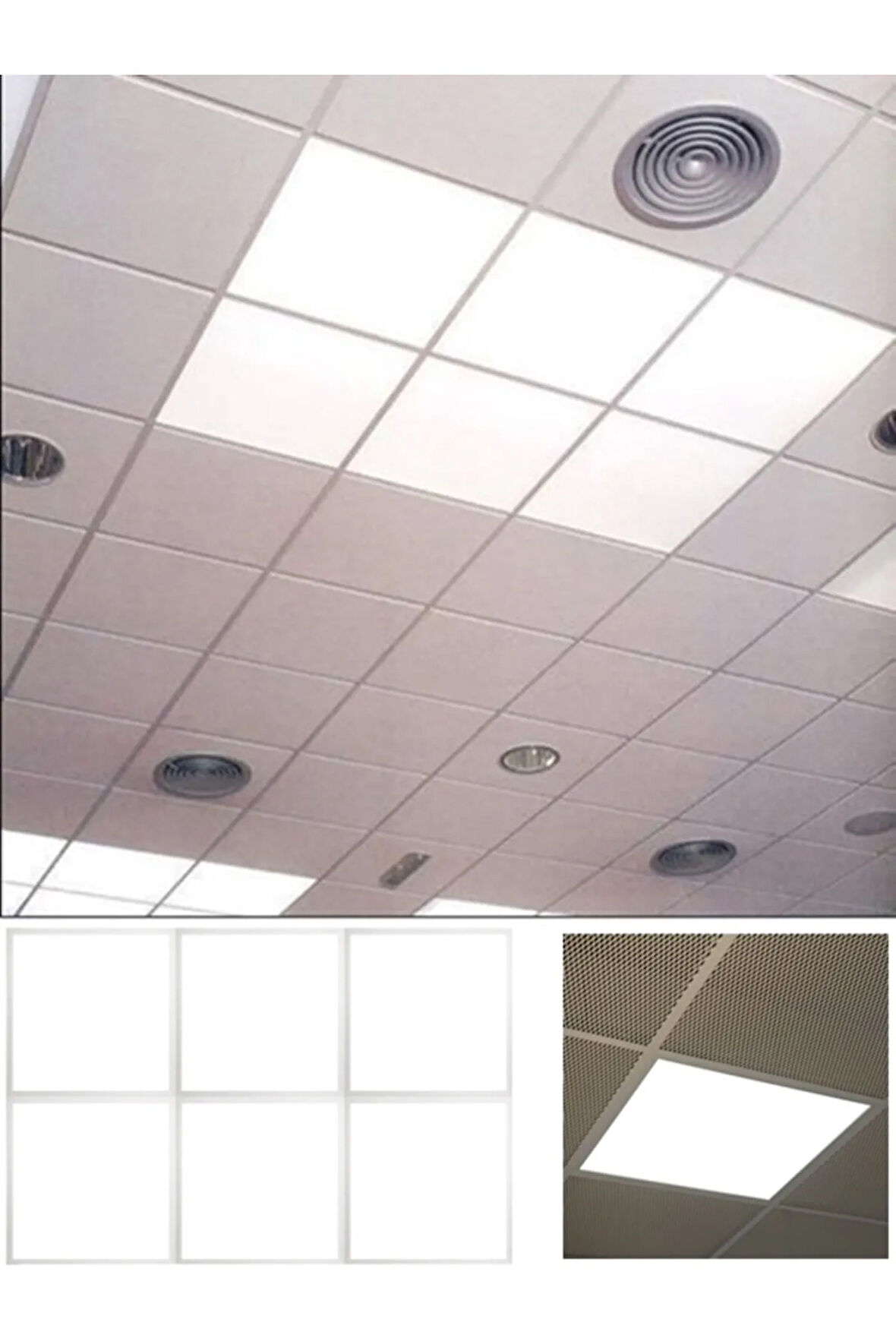 Yeni Moda Tavan Aydınlatma,6lı Led Panel,t24 Asma Tavanlar Için Gurup Led Aydınlatma Panelleri,60x60