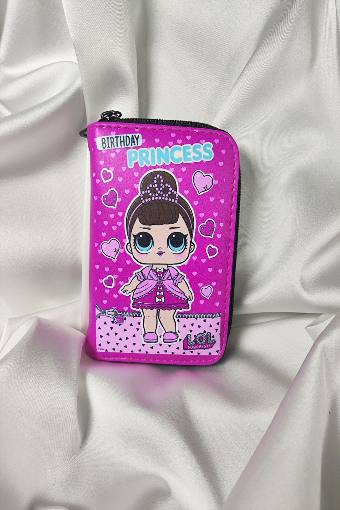LOL Çocuk ve Genç Cüzdanı, Fermuarlı, Kartlık Bölmeli Bozuk Para Gözlü