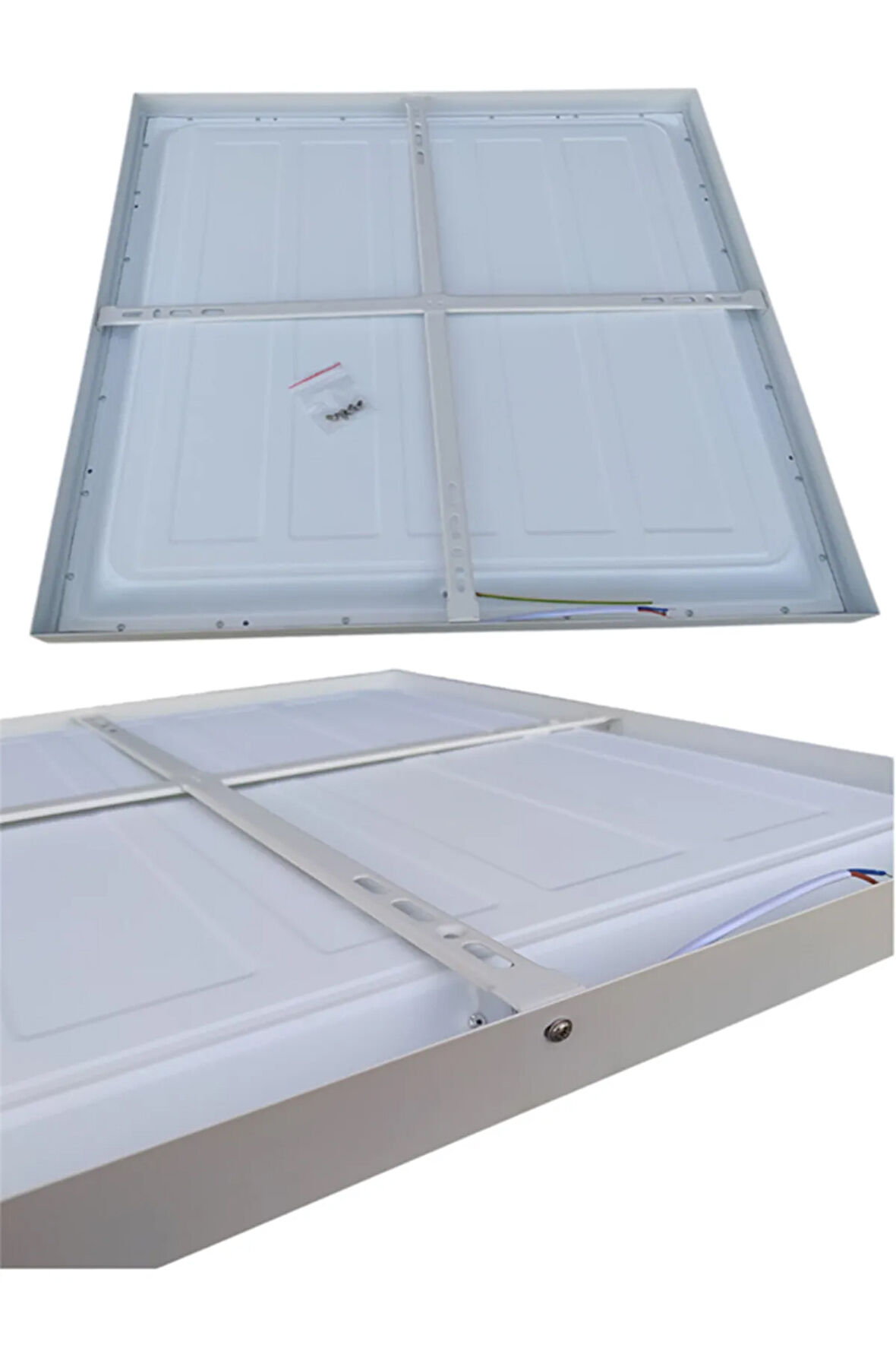 Sıva Üstü 60cm x60cm Led Panel, Mutfak Avize, 60x60 Led Avize, 54 Watt, Homojen Gün Işığı 4000K