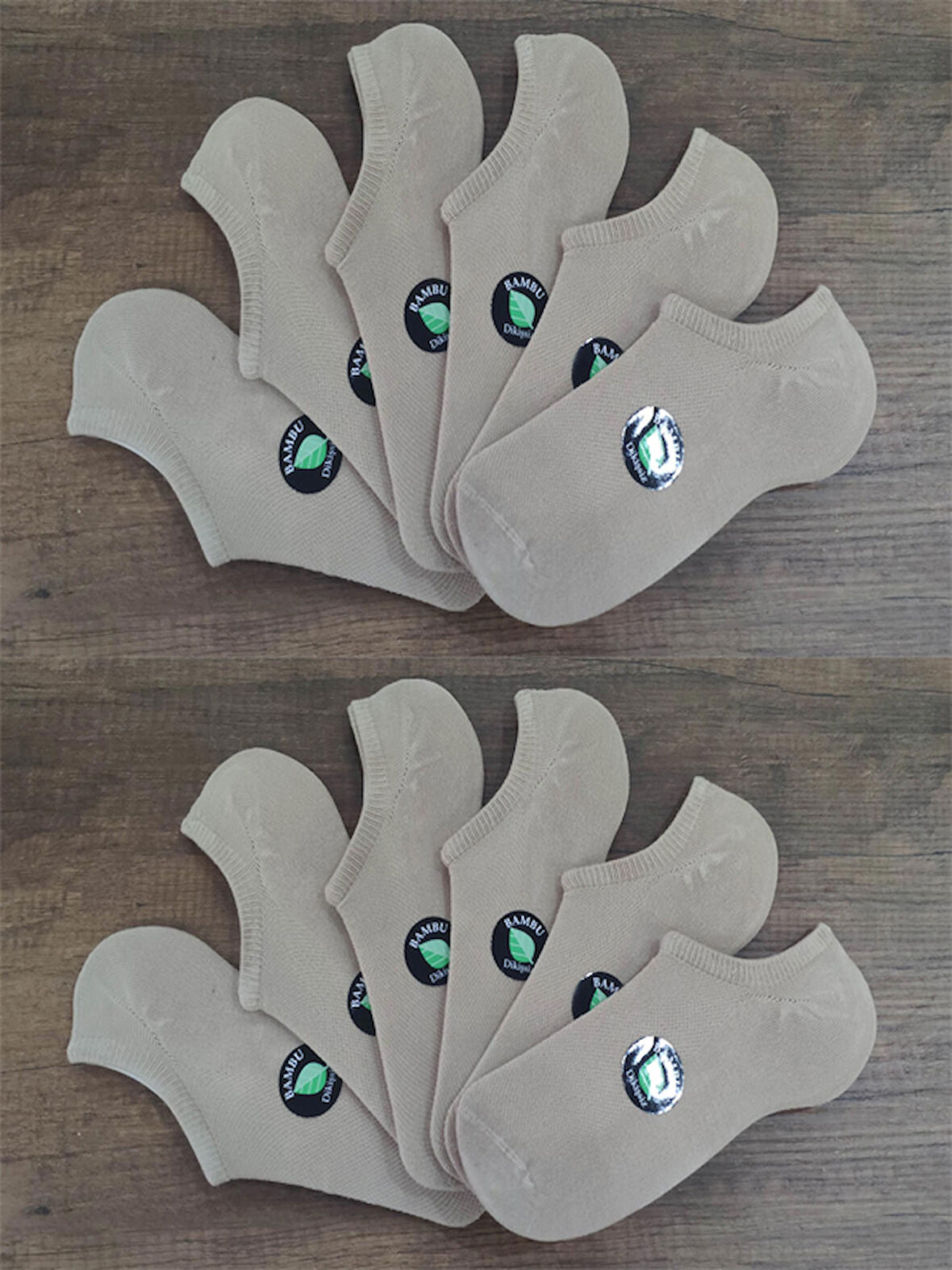 Unisex 12 Çift Bambu Dikişsiz Görünmez Spor Yakkabı Çorabı Sneakers