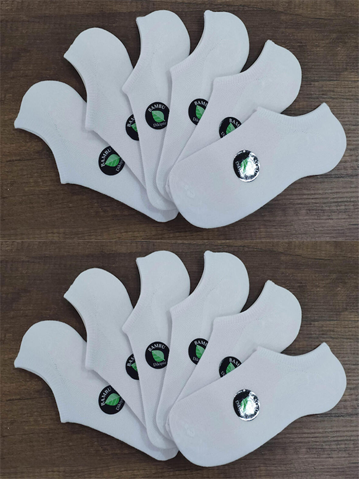 Unisex 12 Çift Bambu Dikişsiz Görünmez Spor Yakkabı Çorabı Sneakers