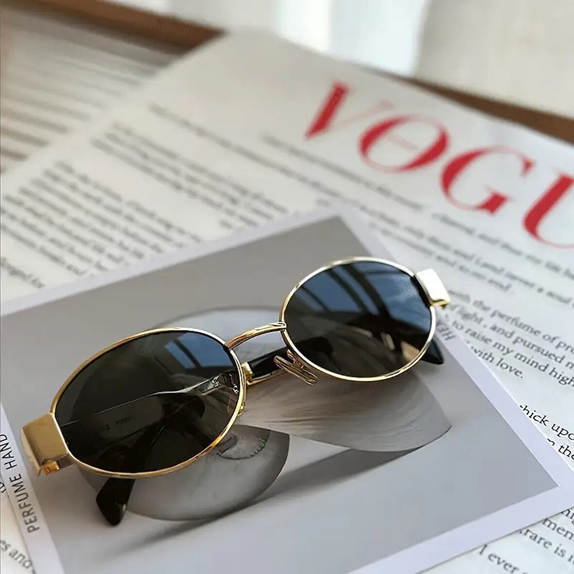 Lenty Gold/Green 55 Olivier Philippe Polarize Güneş Gözlüğü