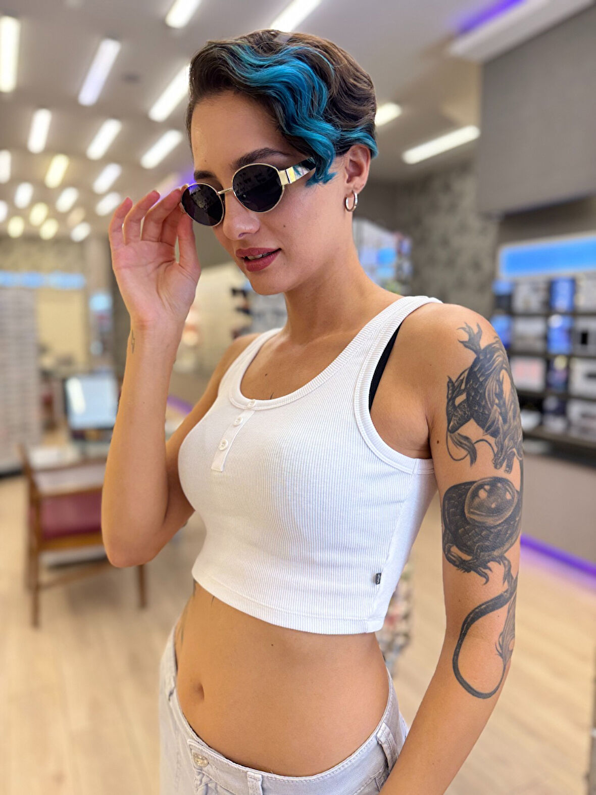 Lenty Sılver/Black 55 Olivier Philippe Polarize Güneş Gözlüğü