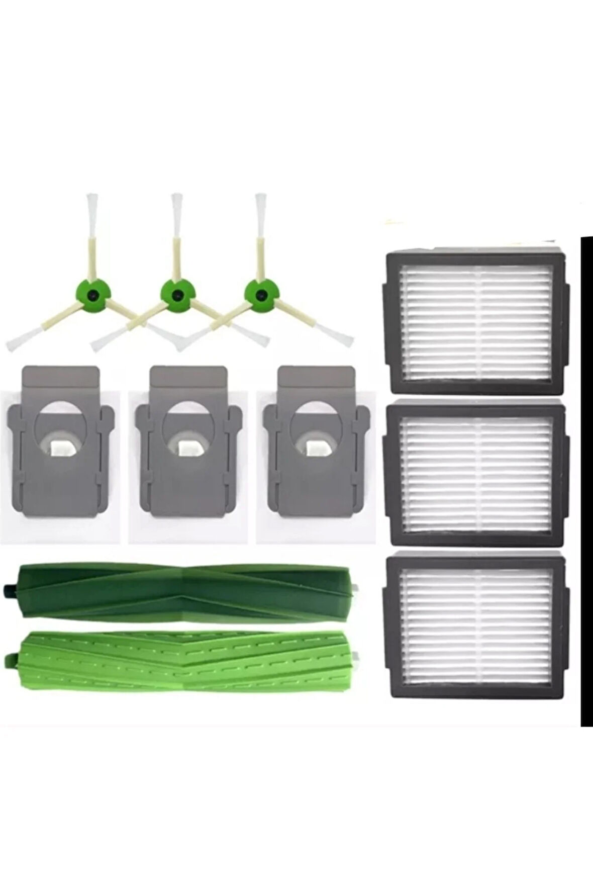 Irobot I3+ I7+ Plus Uyumlu Toz Torbası Hepa Filtre Fırça Seti