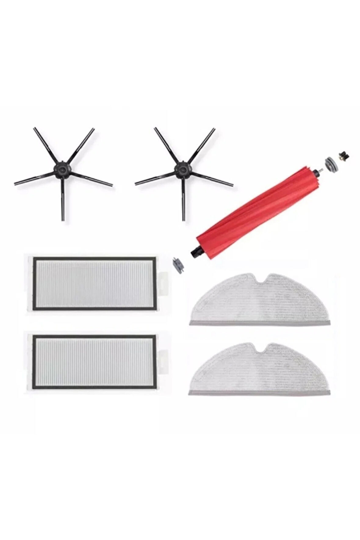 Roborock Q7 Max Robot Süpürge Uyumlu Hepa Filtre Fırça Yedek Parça Seti