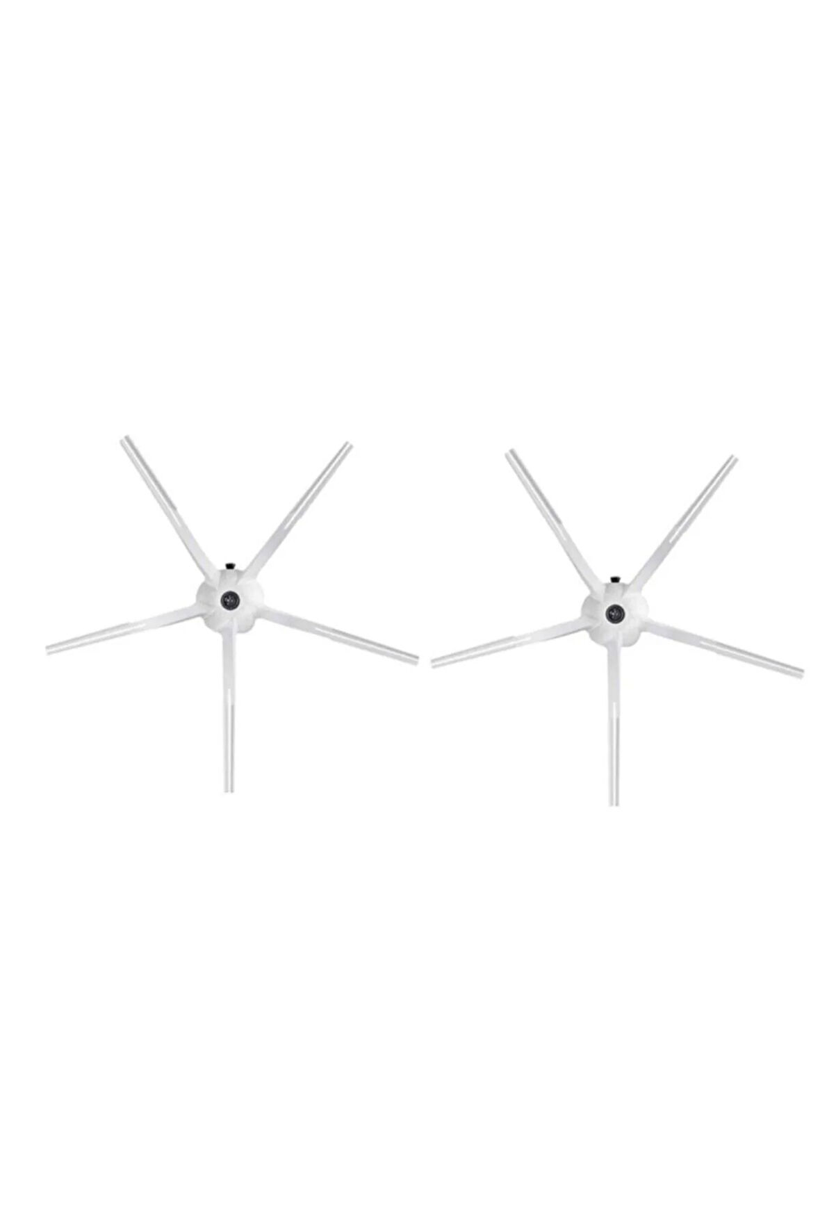 Roborock S5 S6 Modelleri İle Uyumlu Beyaz Silikon Yan Fırça 2li