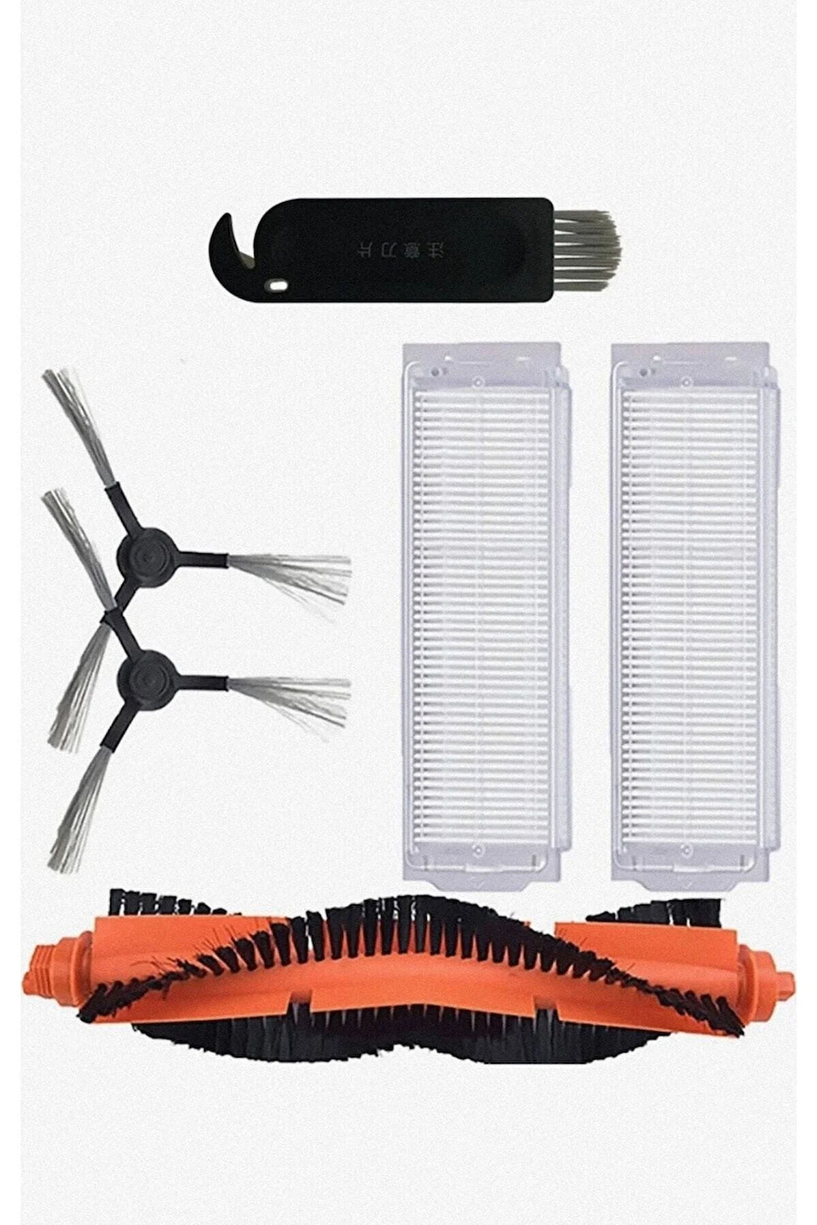 Mi Robot Stytj02ym V-rvclm21b Uyumlu Hepa Filtre Fırça Seti