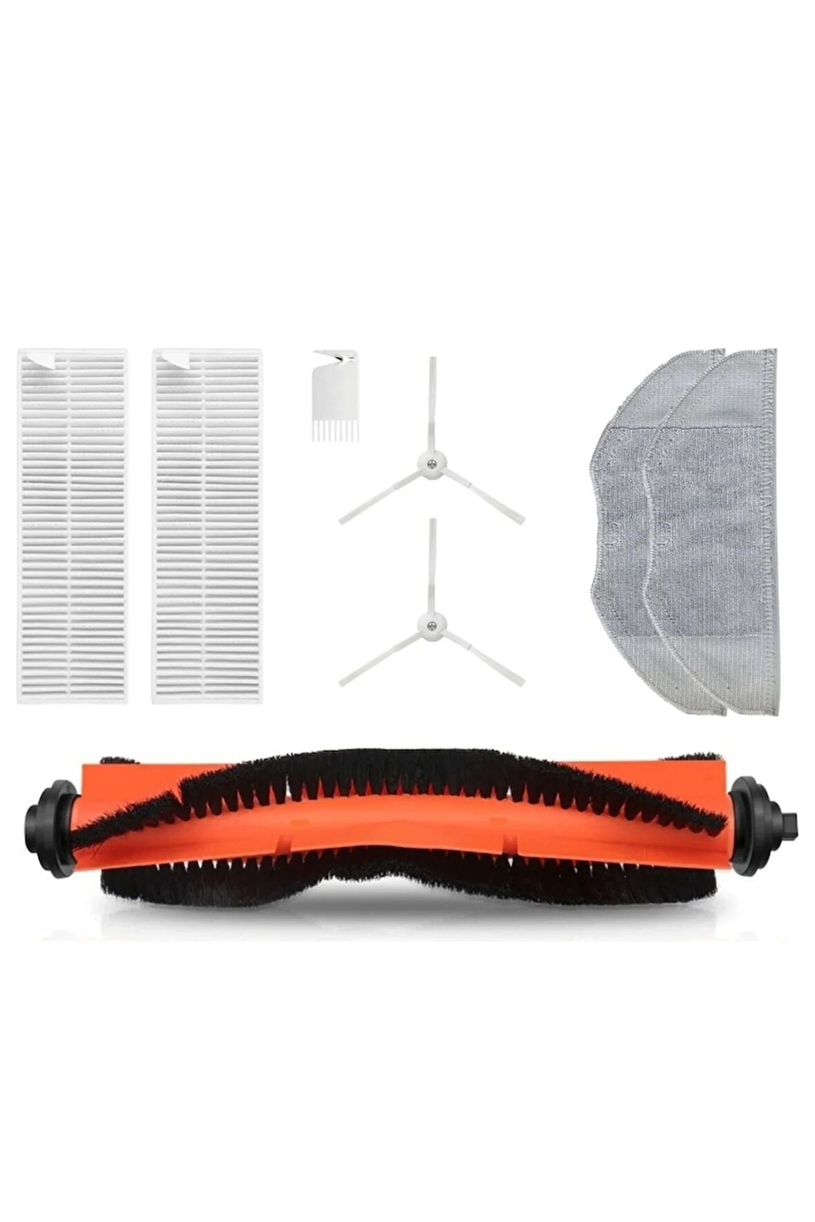 Essential 2in1 Robot Süpürge Yedek Fırça Filtre Mop Seti