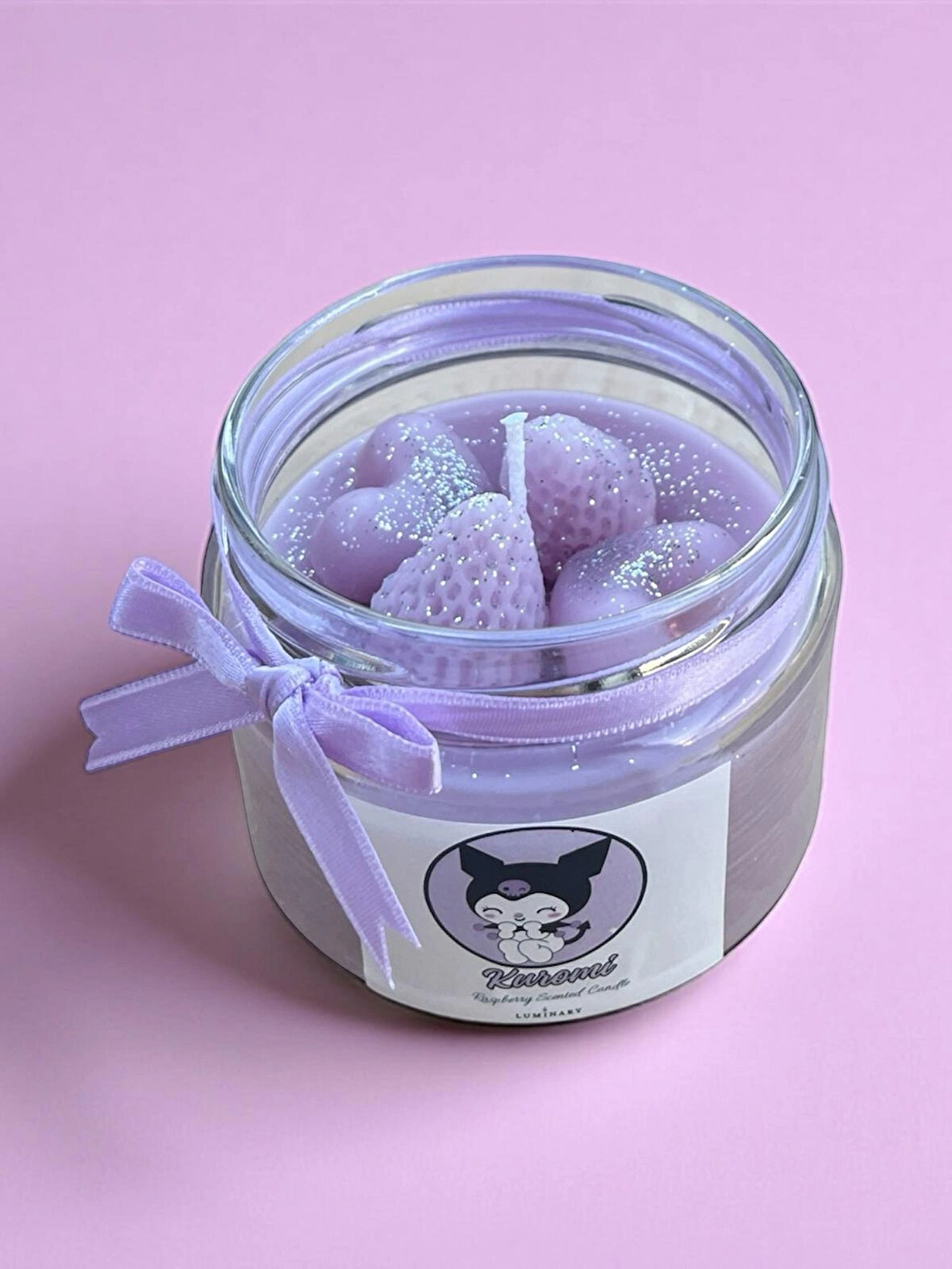 Kuromi Coquette Frambuaz Kokulu Kavanoz Mum