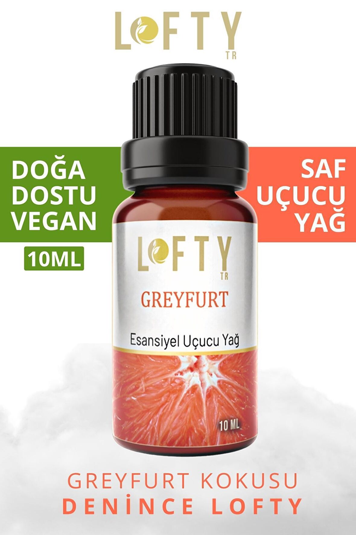 Greyfurt Uçucu Yağ Buhurdanlık Esansı Oda Kokusu Uçucu Esansiyel Yağ Buhur Yağı 10ML
