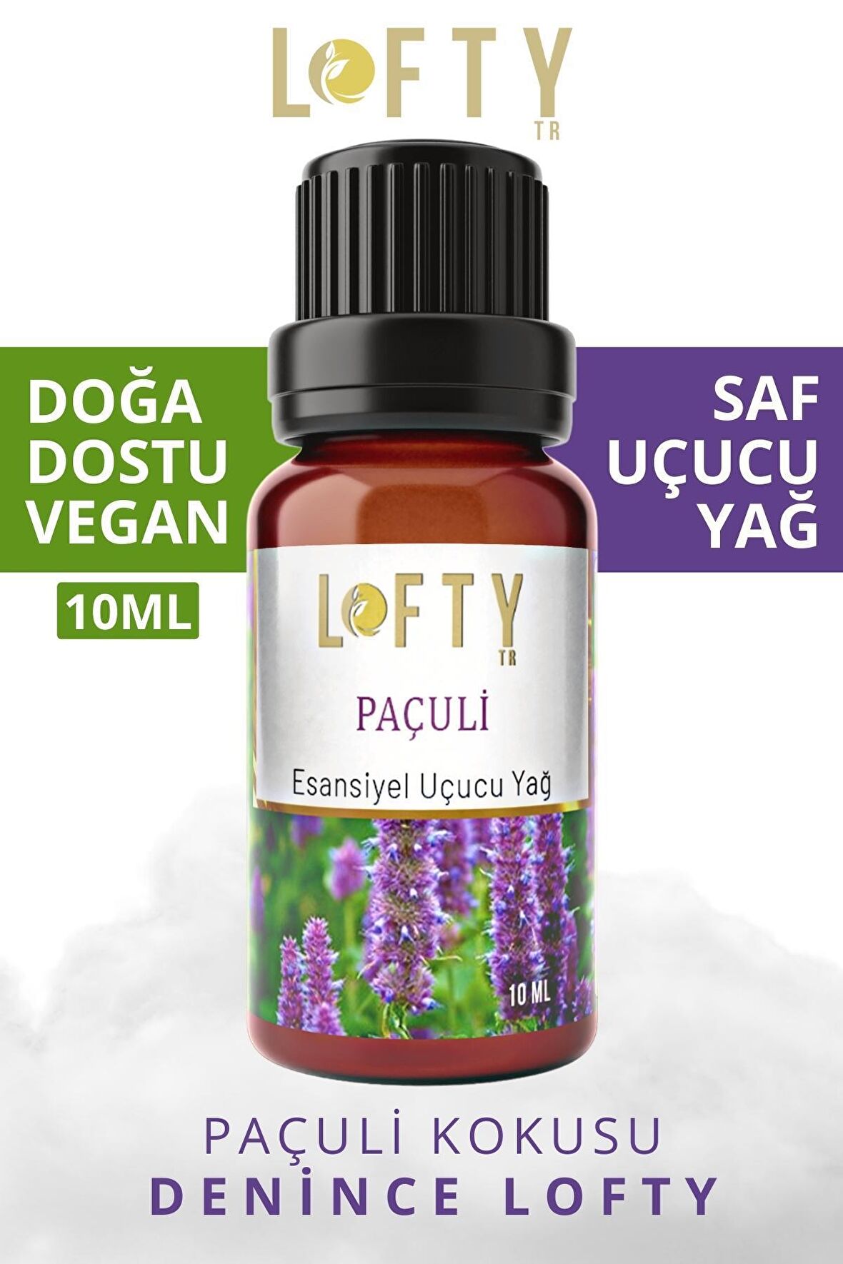 Paçuli Uçucu Yağ Buhurdanlık Esansı Oda Kokusu Uçucu Esansiyel Yağ Buhur Yağı 10ML