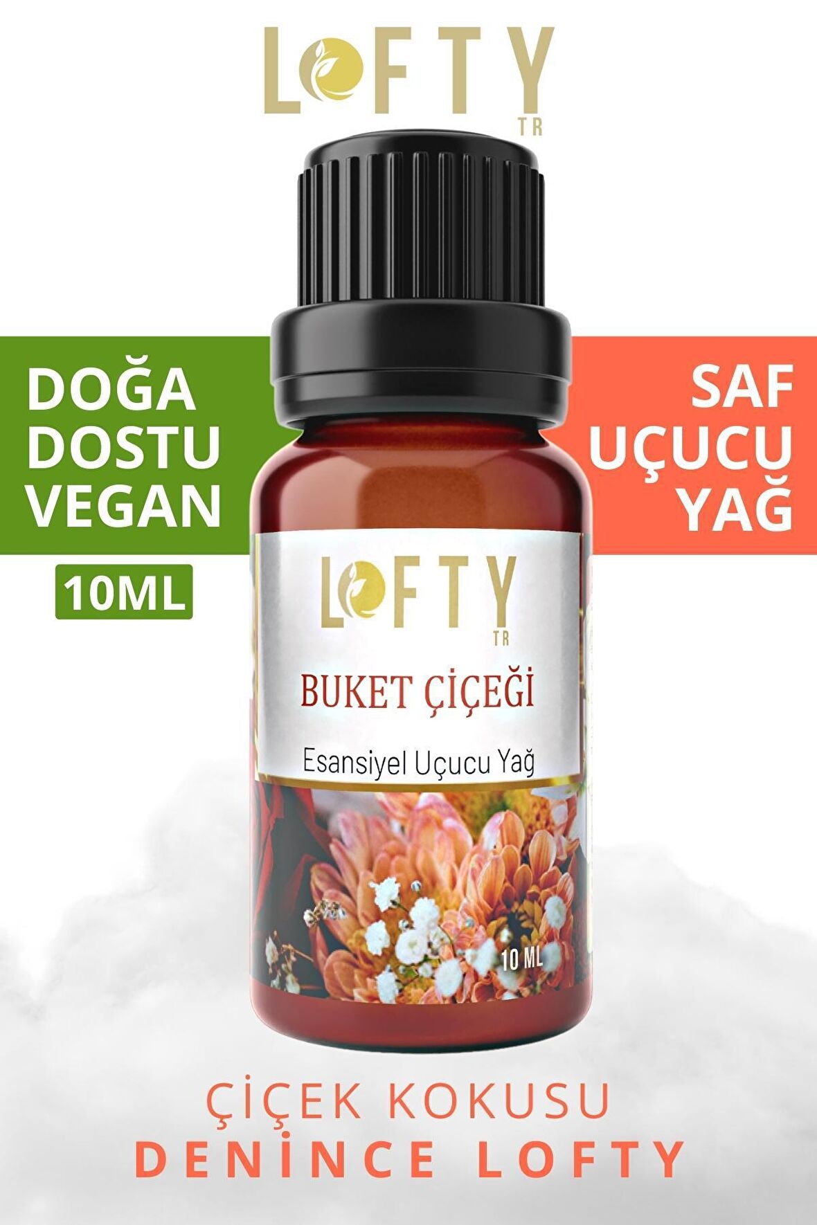 Buket Çiçeği Uçucu Yağ Buhurdanlık Esansı Oda Kokusu Esansiyel Yağ Buhur Yağı 10ML