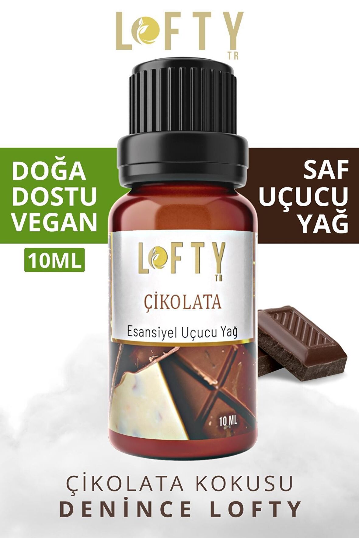 Çikolata Uçucu Yağ Buhurdanlık Esansı Oda Kokusu Uçucu Esansiyel Yağ Buhur Yağı 10ML