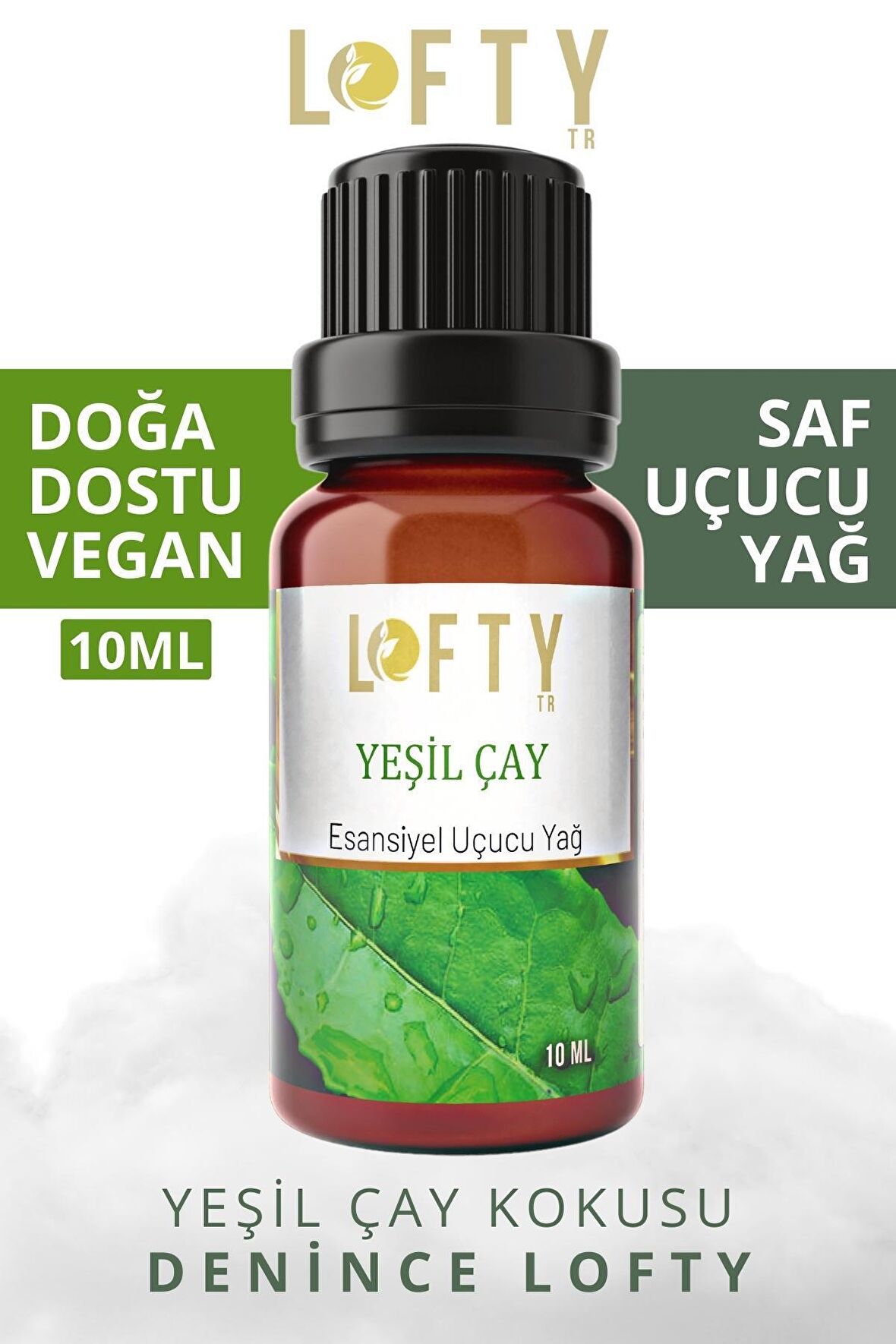 Yeşil Çay Uçucu Yağ Buhurdanlık Esansı Oda Kokusu Uçucu Esansiyel Yağ Buhur Yağı 10ML