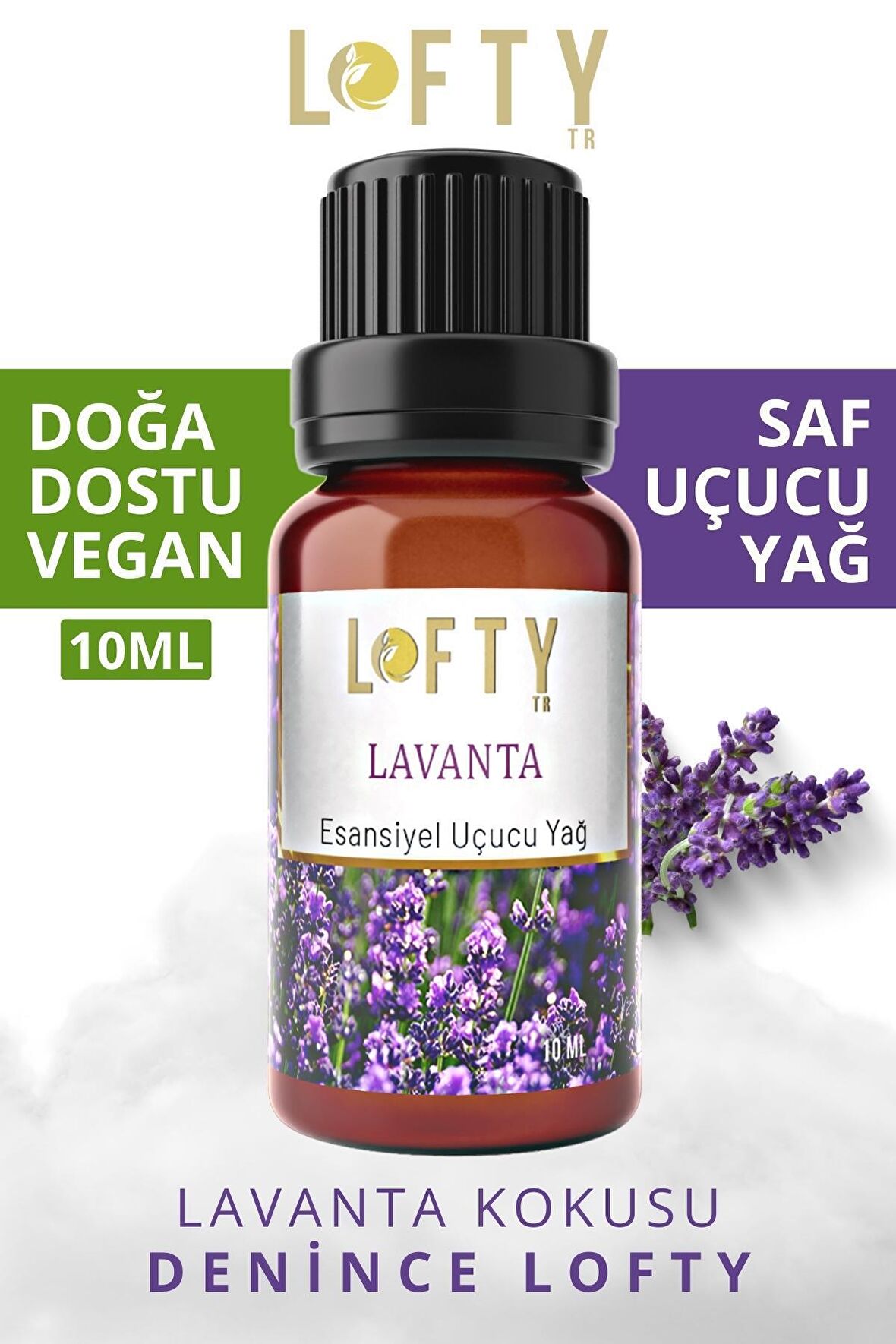 Lavanta Uçucu Yağ Buhurdanlık Esansı Oda Kokusu Uçucu Esansiyel Yağ Buhur Yağı 10ML