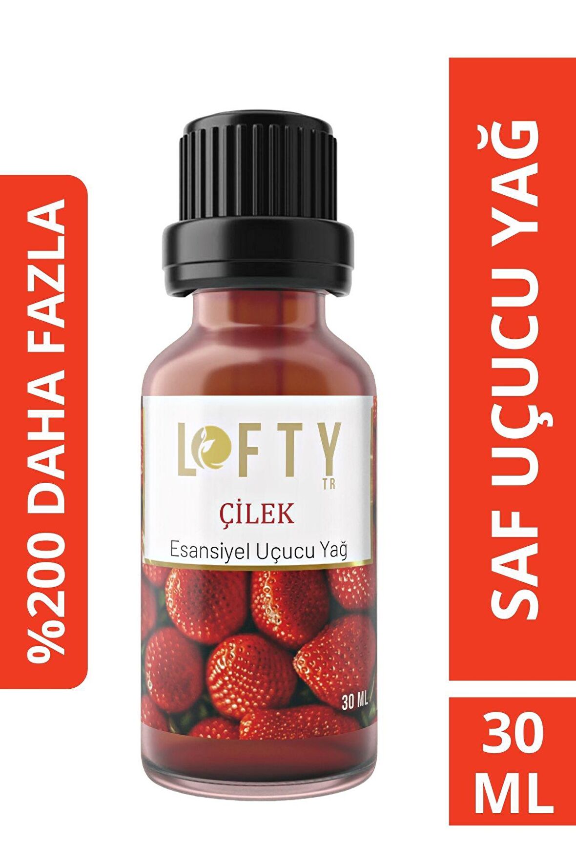 Çilek Uçucu Yağ Buhurdanlık Esansı Oda Kokusu Esansiyel Yağ Buhur Yağı 30ML