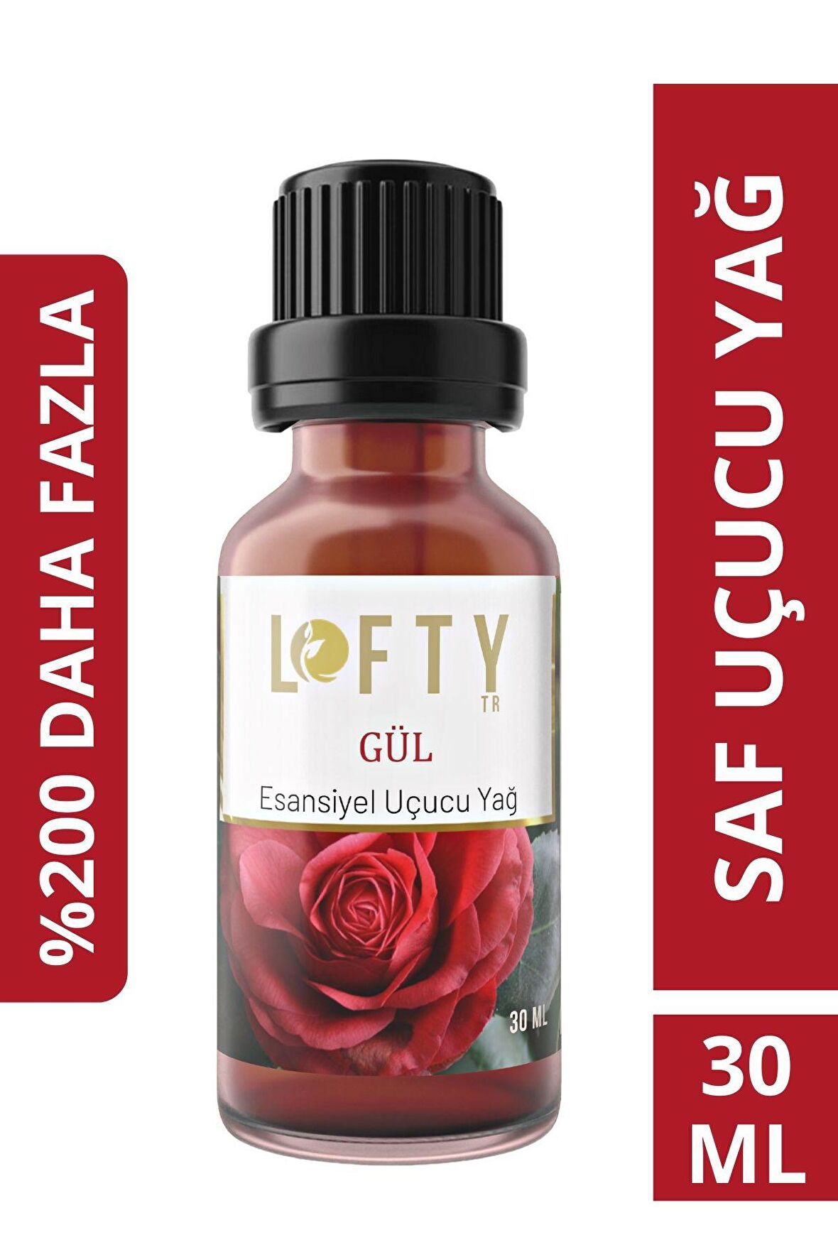 Gül Uçucu Yağ Buhurdanlık Esansı Oda Kokusu Esansiyel Yağ Buhur Yağı 30ML