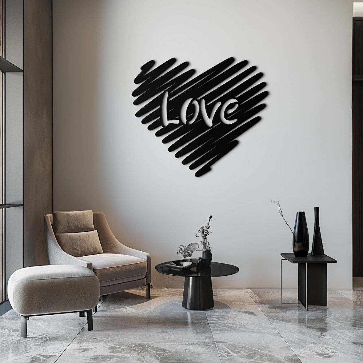 Love Dekoratif dekor tablo 