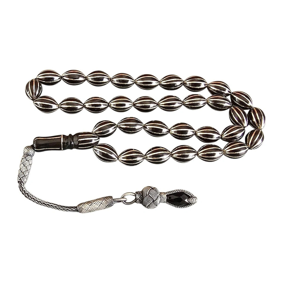 ​12'li Karpuz Yarma Gürcü Taşı Tesbih Lt1436