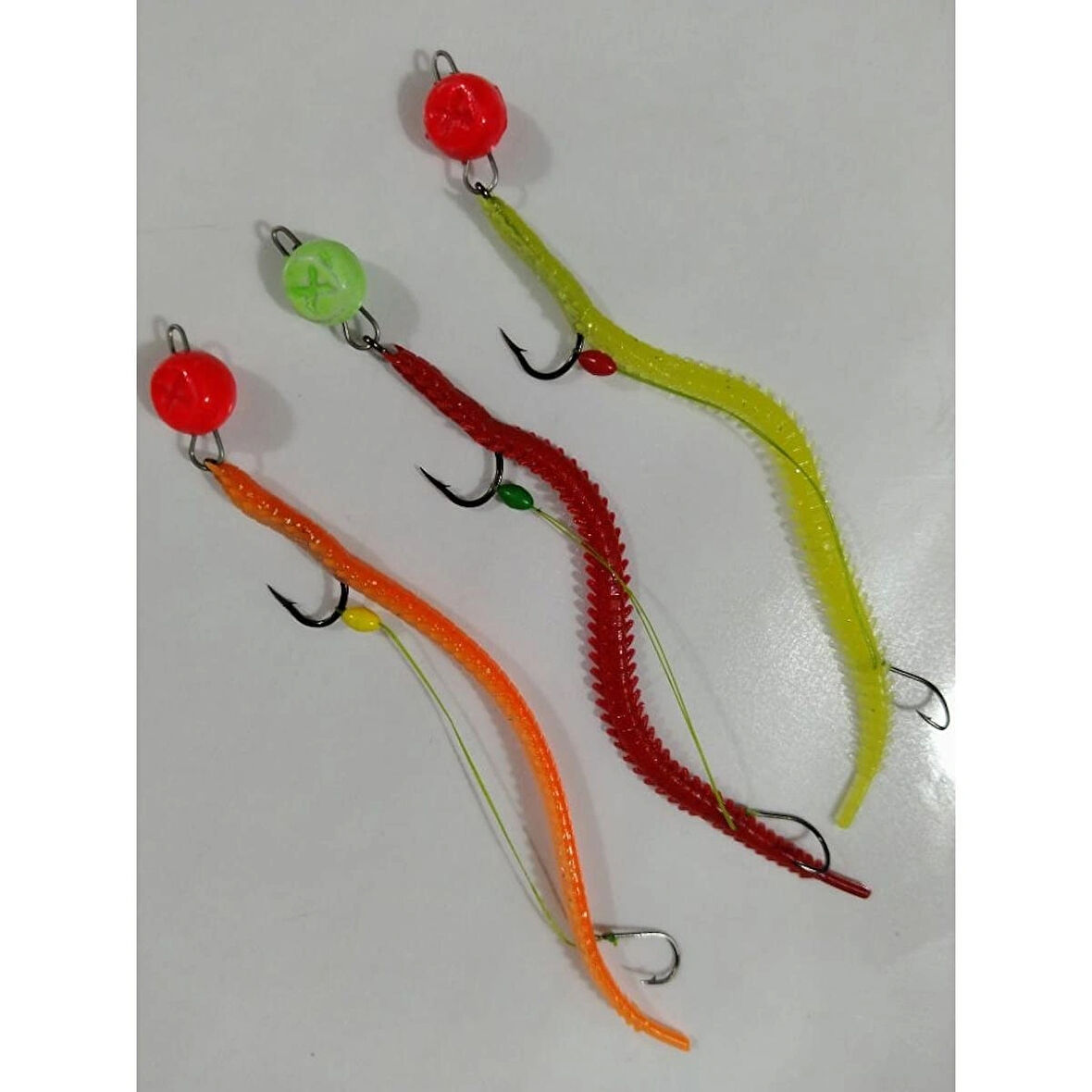 LRF At-Çek Avcı Silikonu ( 11 CM ) Hırsızlı Hazır - 3 Adet