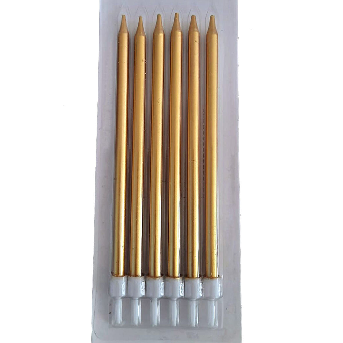 Pasta Mumu 6'lı - Altın - 15 cm