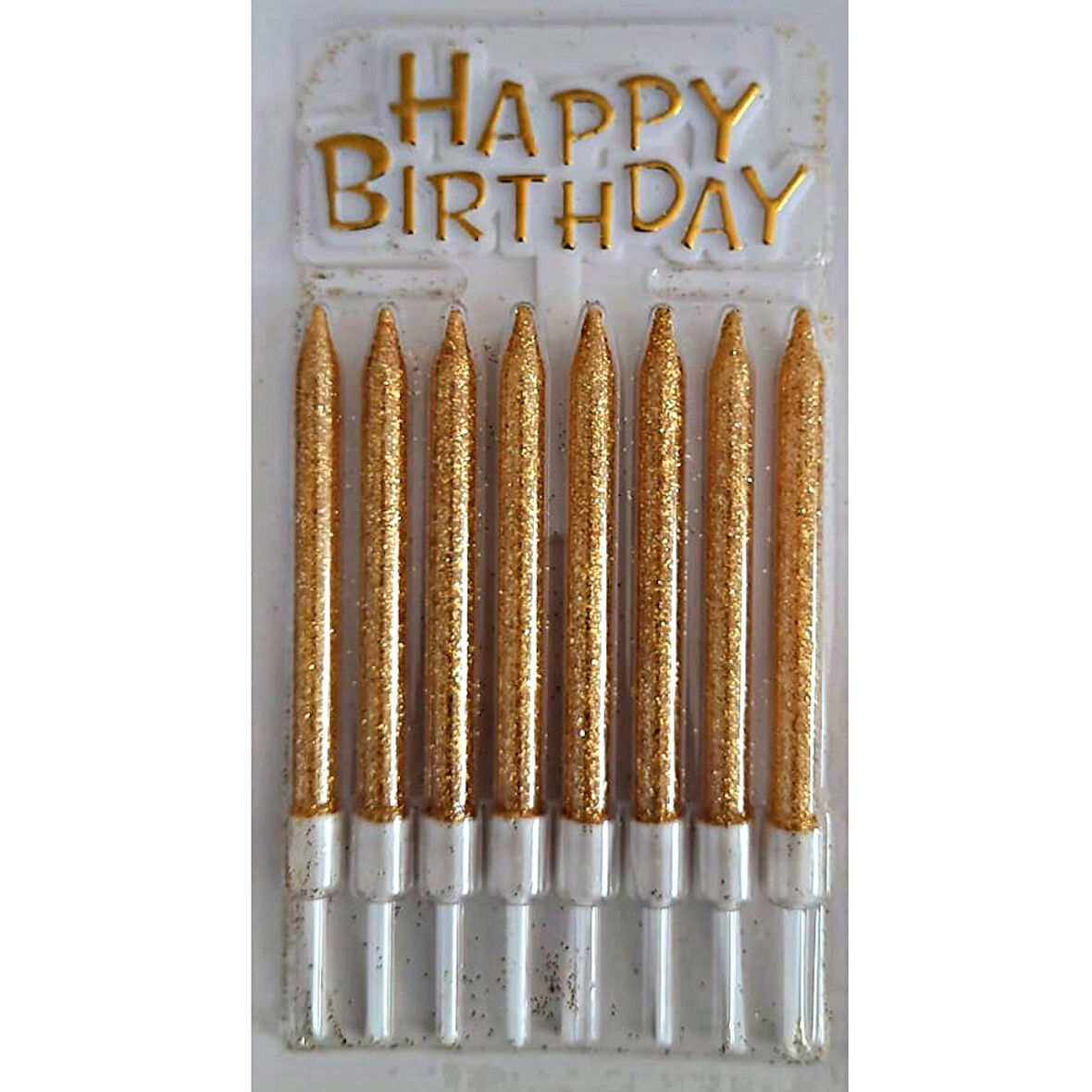 Pasta Mumu 8'li - Happy Birthday - Altın