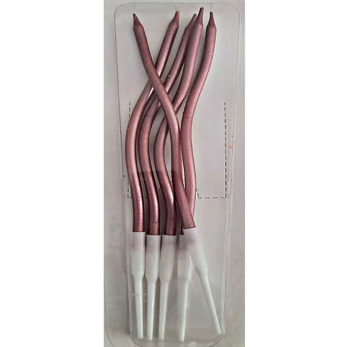 Pasta Mumu 5'li - Kıvrımlı - Pembe