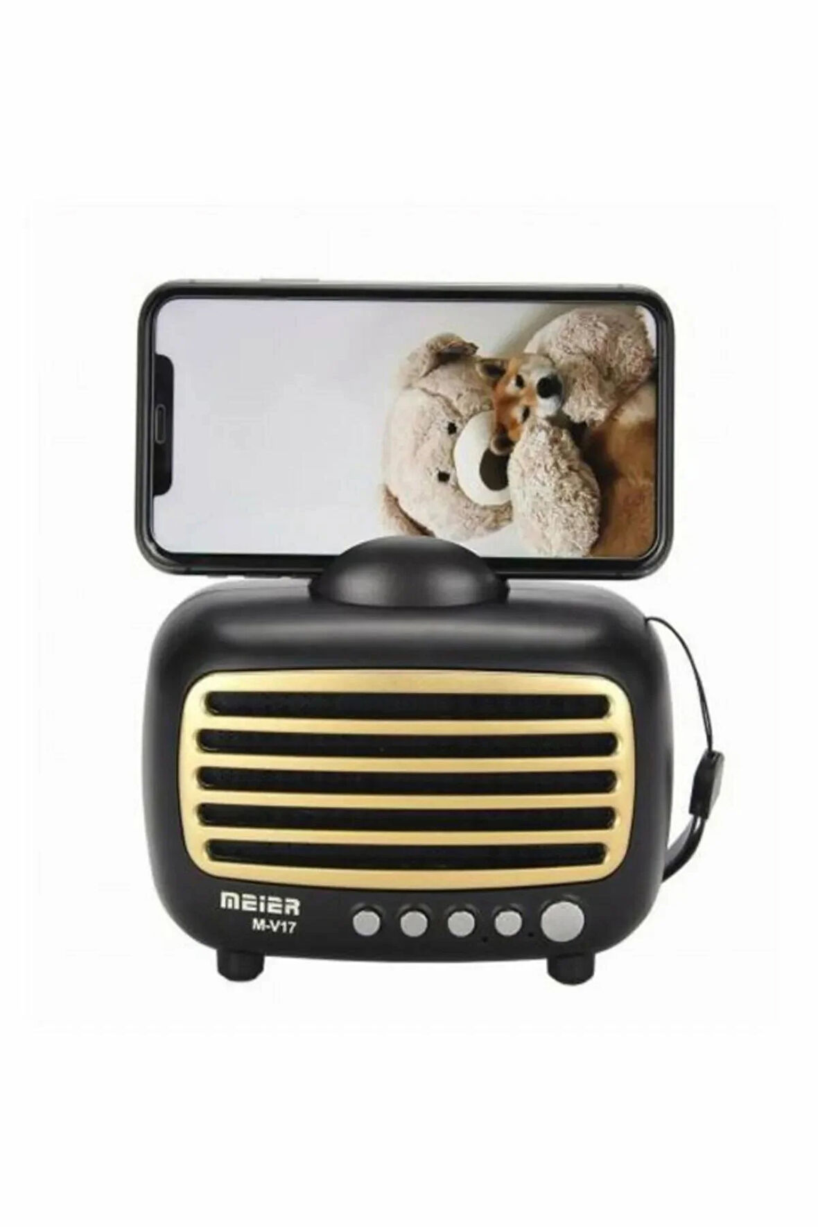 Meier M-V17Bt Mini Boy Fm Radyo Taşınabilir Standlı Hoparlör