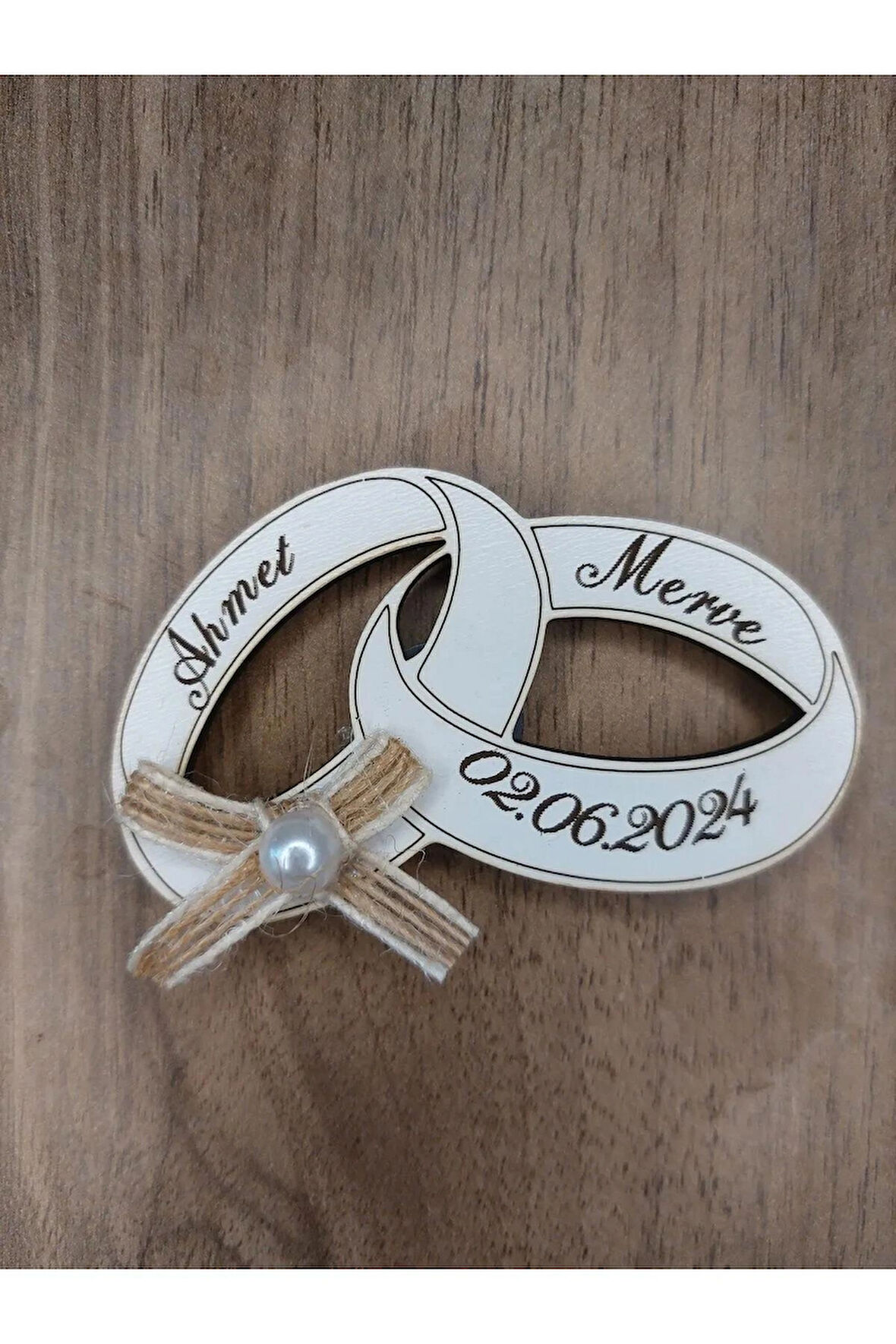 25 Adet Nişan Nikah Hatıra Yüzük Magnet