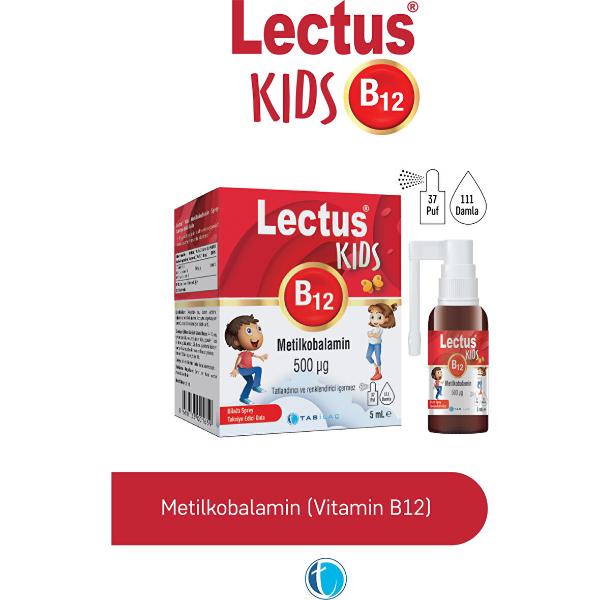 Kids B12 Metilkobalamin Sprey 5 ml