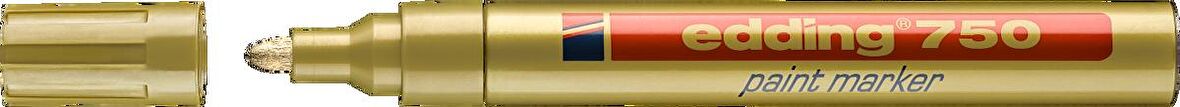 Edding 750 Boya Dekor Marker 2-4 mm Altın