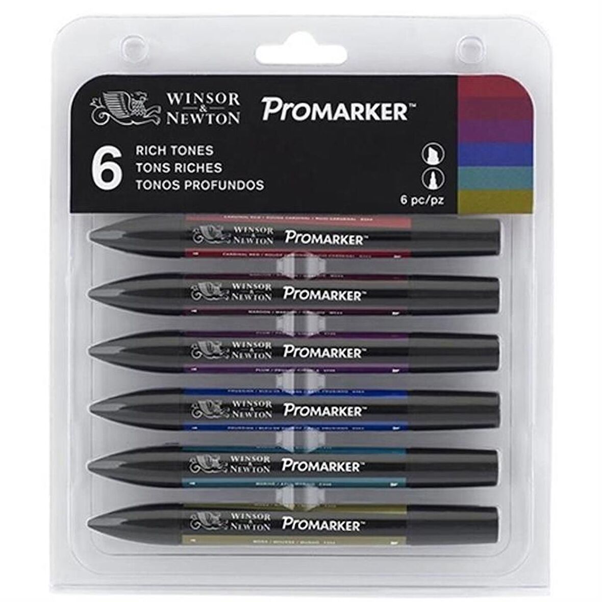 Winsor Newton Promarker Rich Tones 6lı