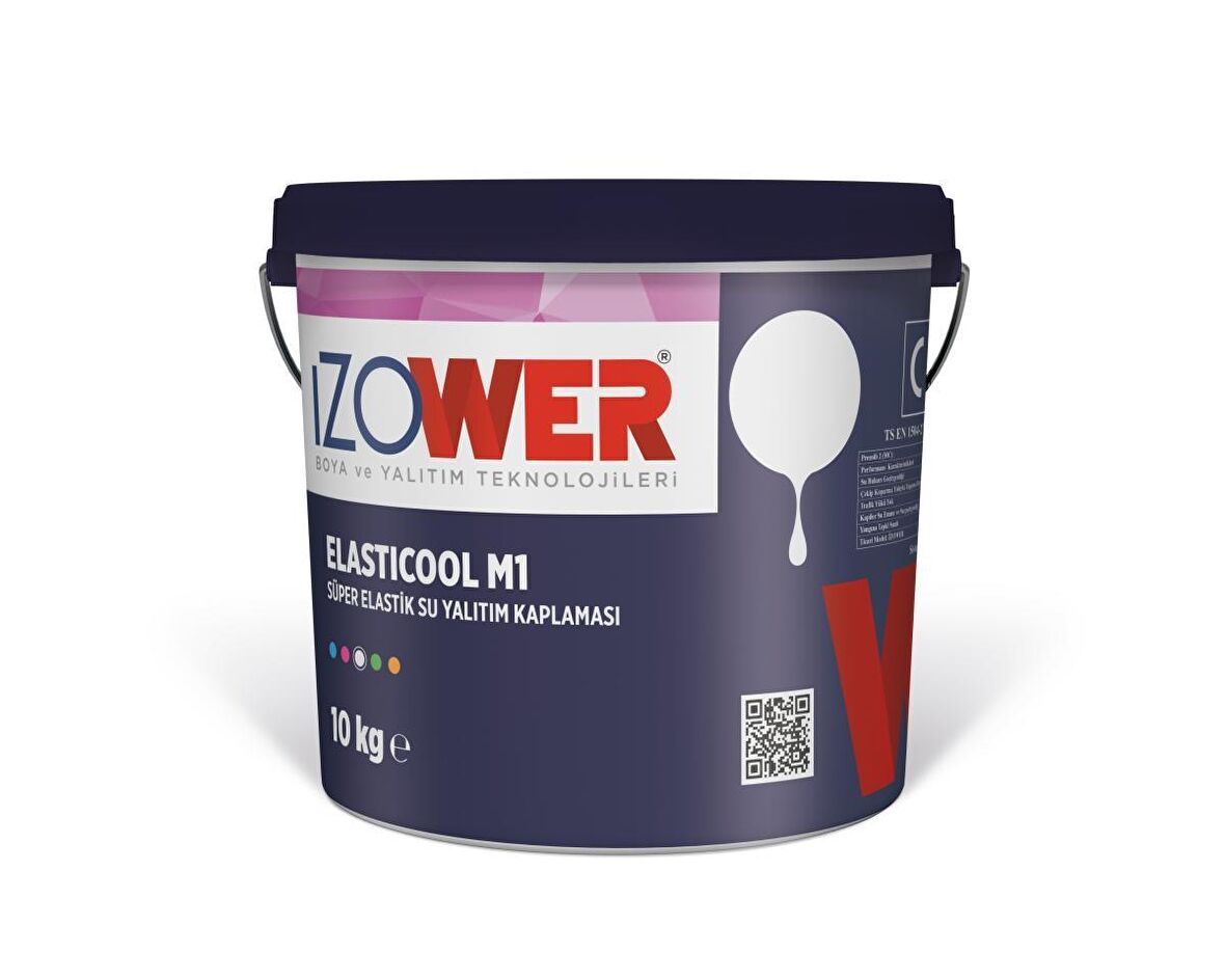 izower M1 Süper Elastik Su Yalıtım Kaplaması (SARI) – 10 Kg