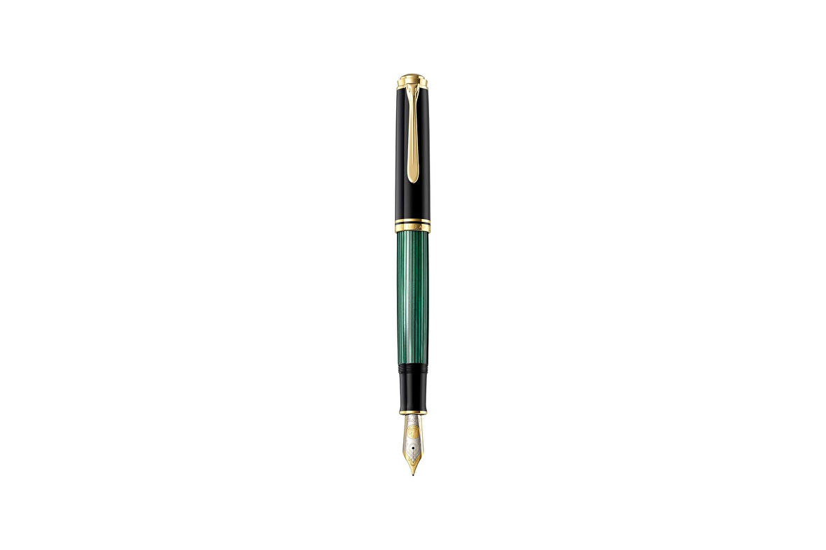 Pelikan Souveraen M1000 Black/Green fountain pen with Gold - M