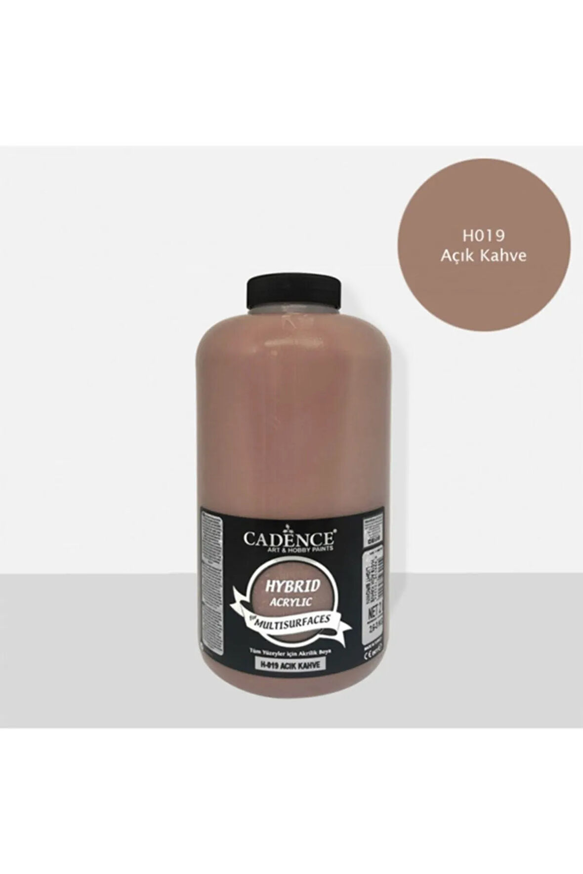 H-019 Açık Kahve 2 Litre Multısurface Hybrıd Akr.