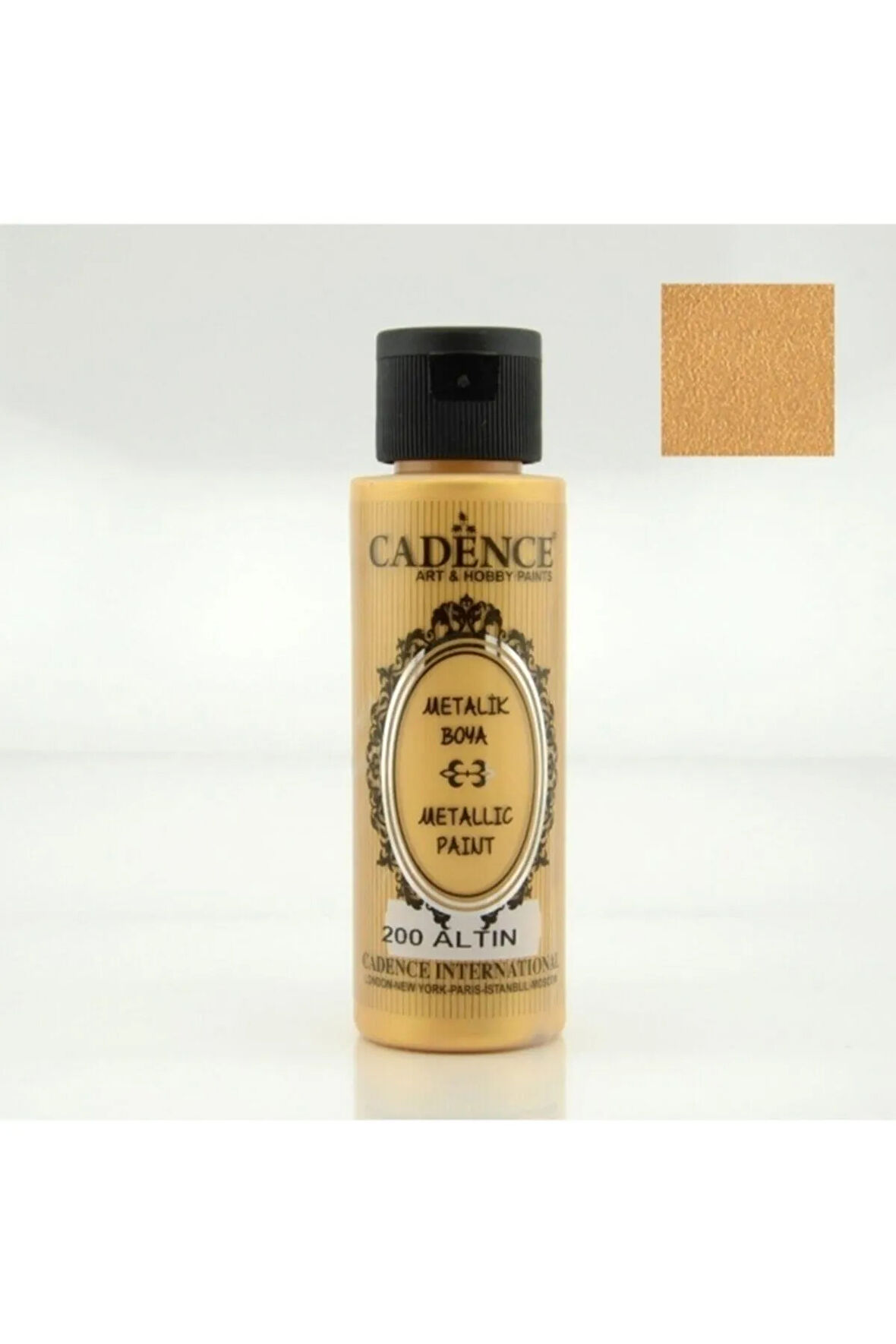 200 Altın 70ml Metalik Boya 200 Altın 70ml